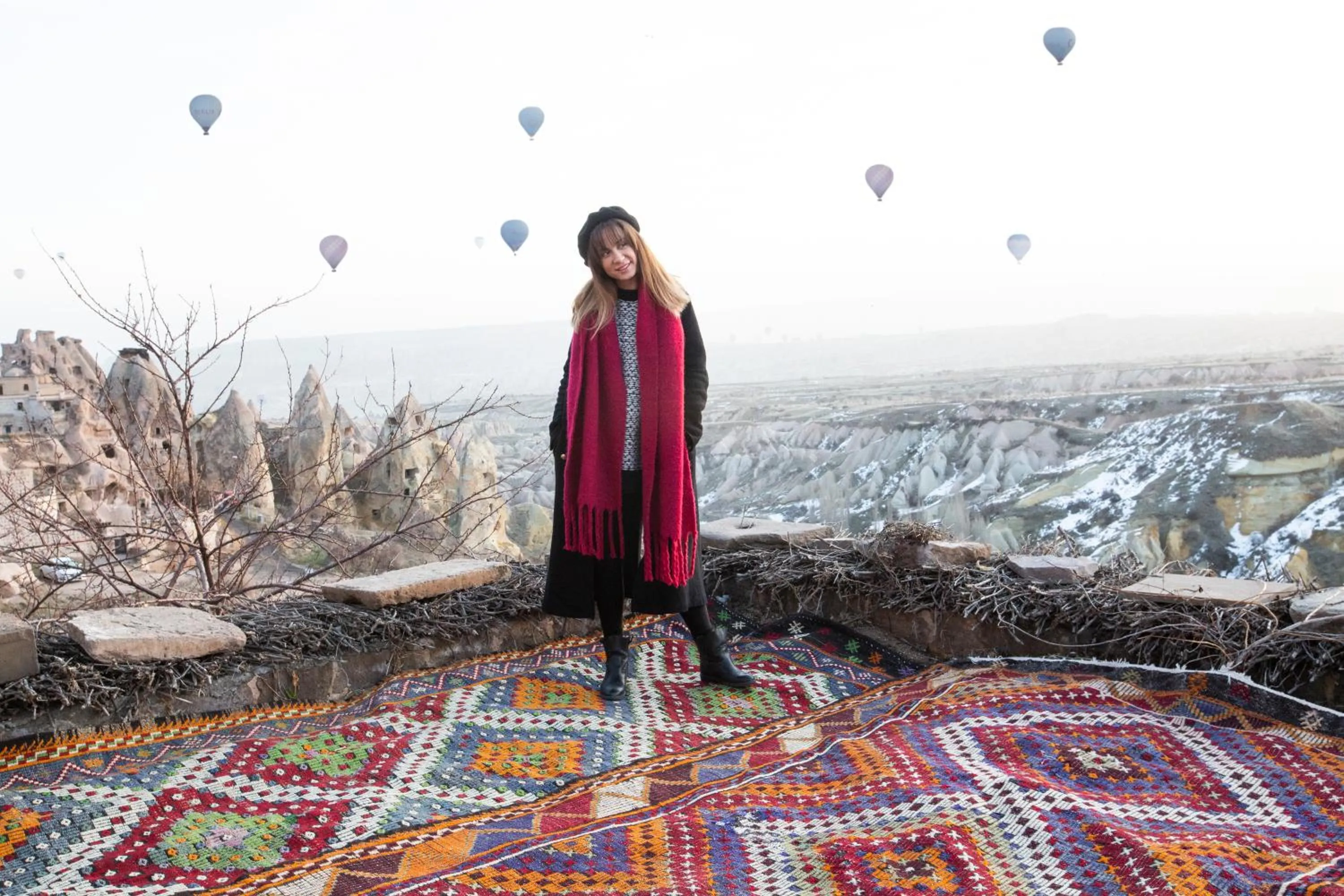 People in Kistar Cave Hotel