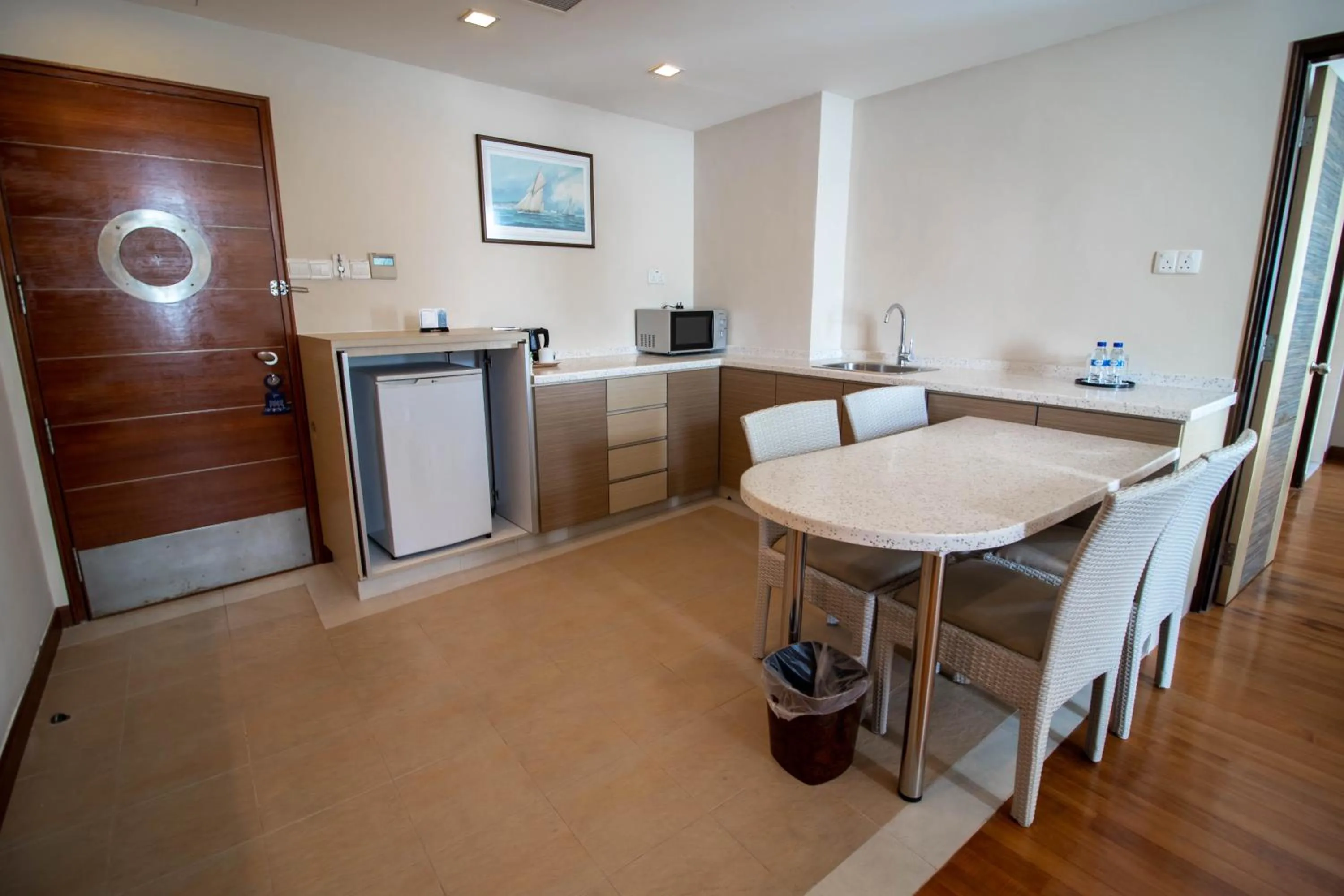 Kitchen or kitchenette in Republic of Singapore Yacht Club
