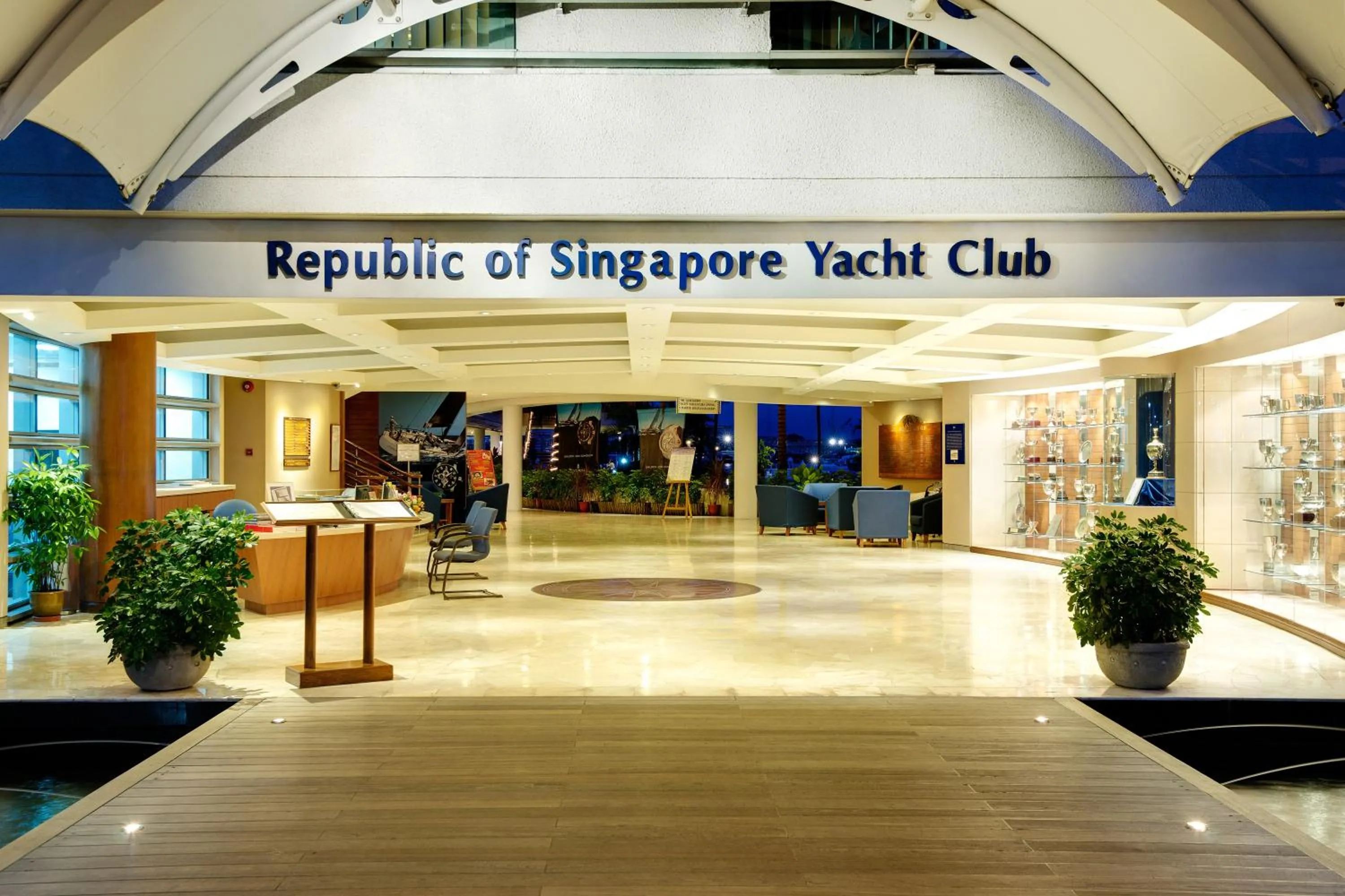 Lobby or reception in Republic of Singapore Yacht Club