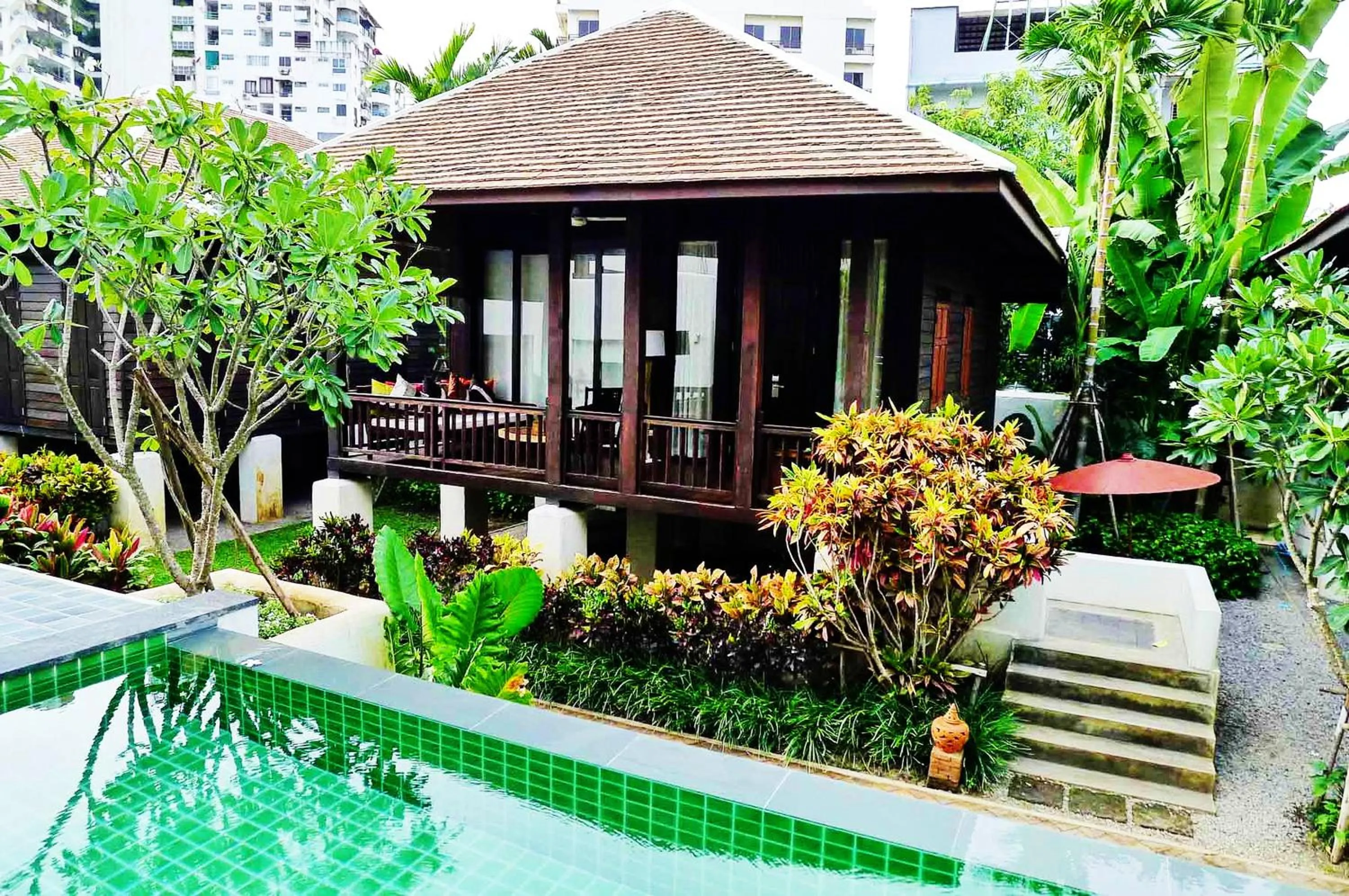 Swimming pool in Baan Saen Fang Chiang Mai