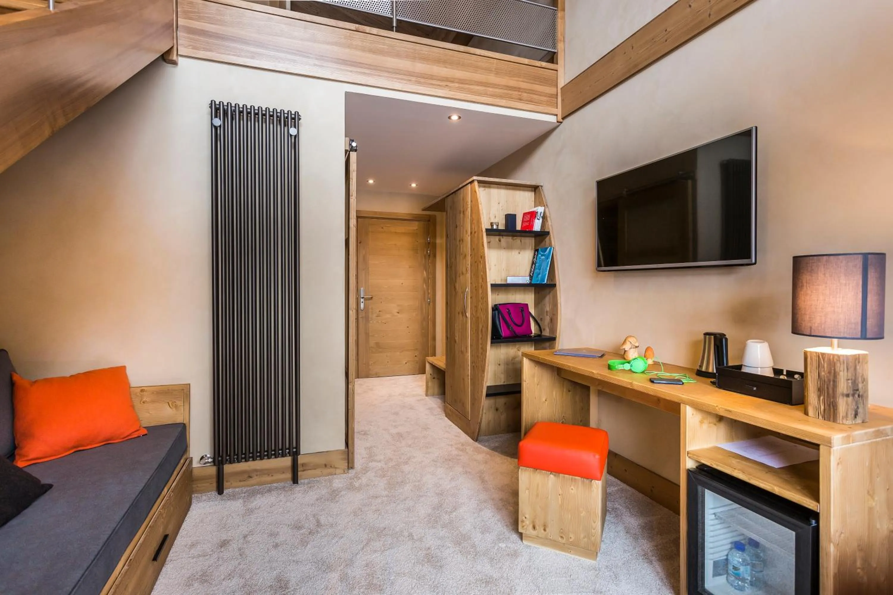 Living room in Hôtel Saint Charles Val Cenis