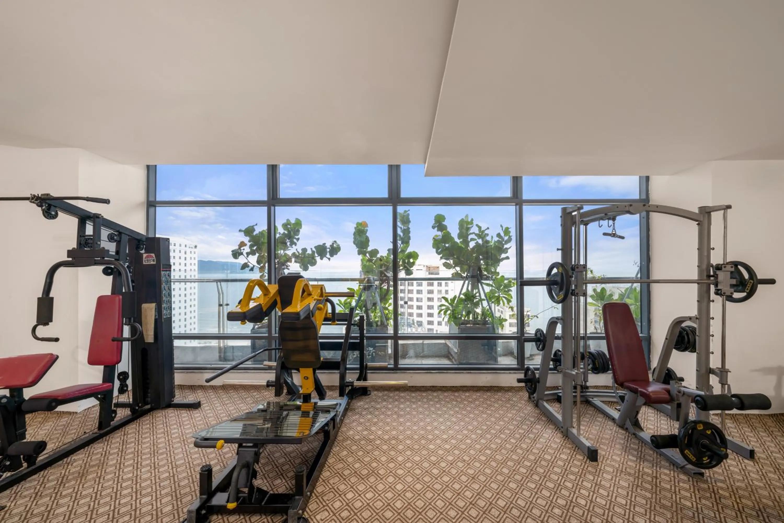 Fitness centre/facilities in Avatar Danang Hotel