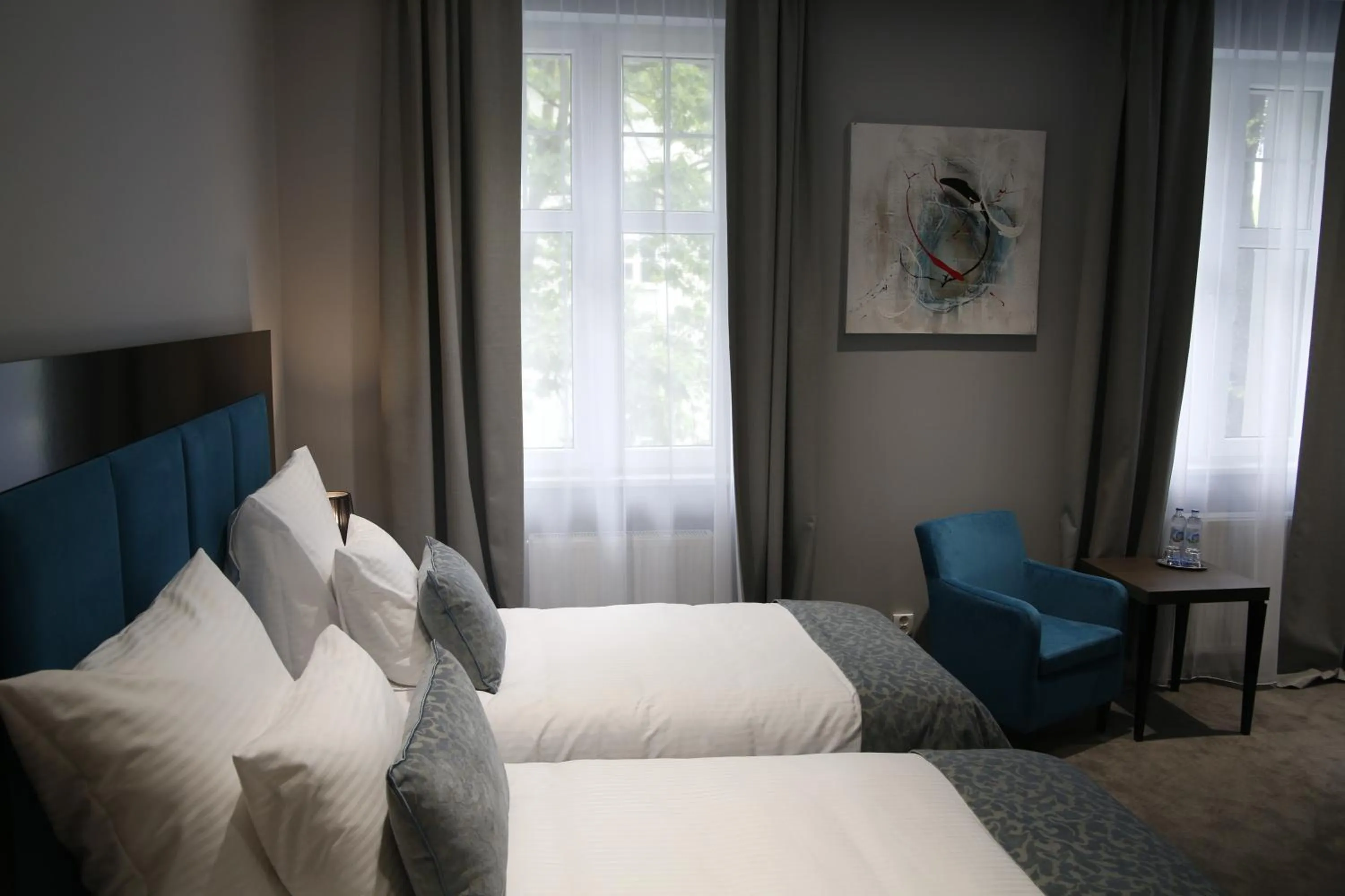 Bed in Hotel Chopin Bydgoszcz