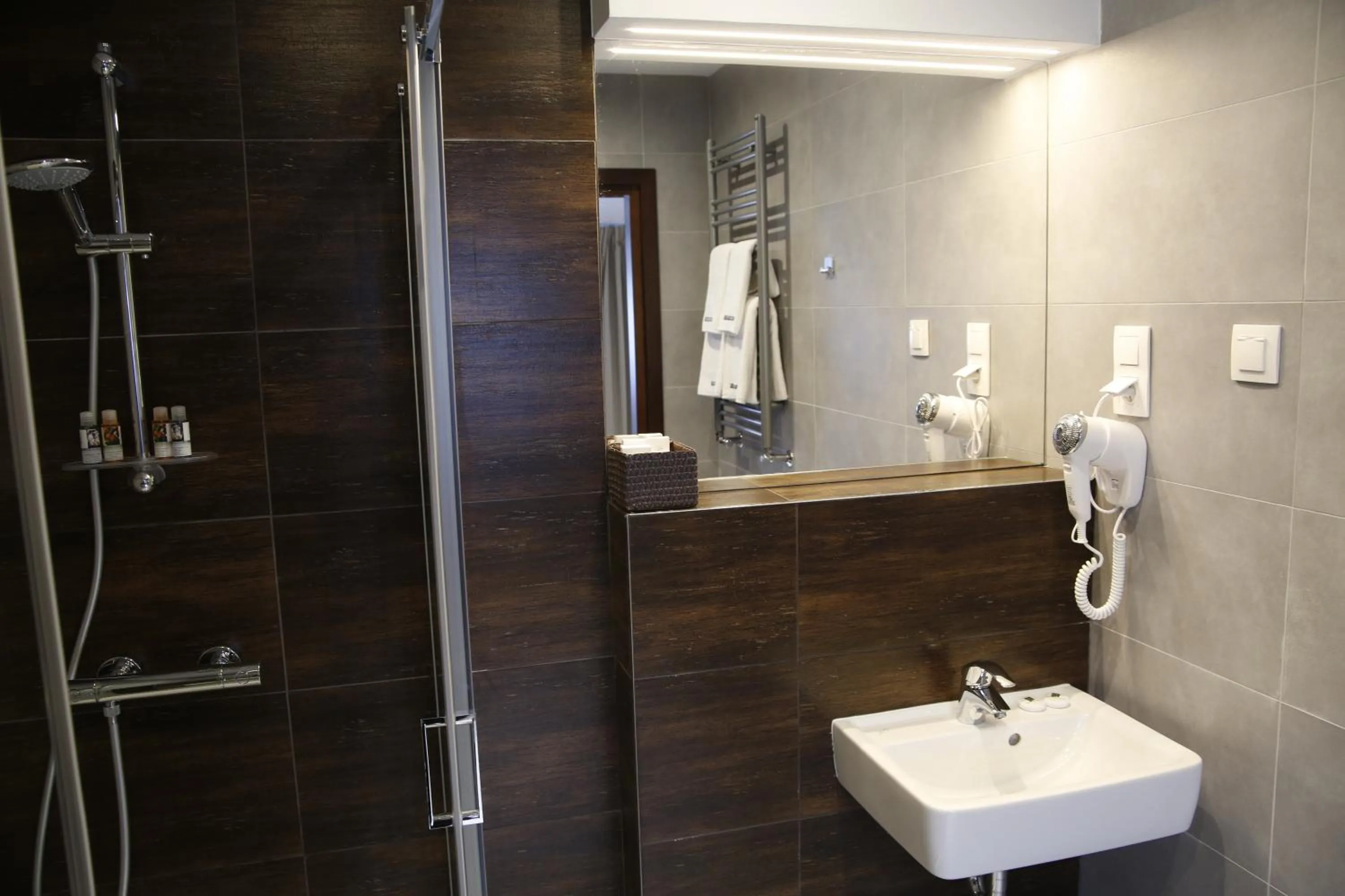 Shower in Hotel Chopin Bydgoszcz