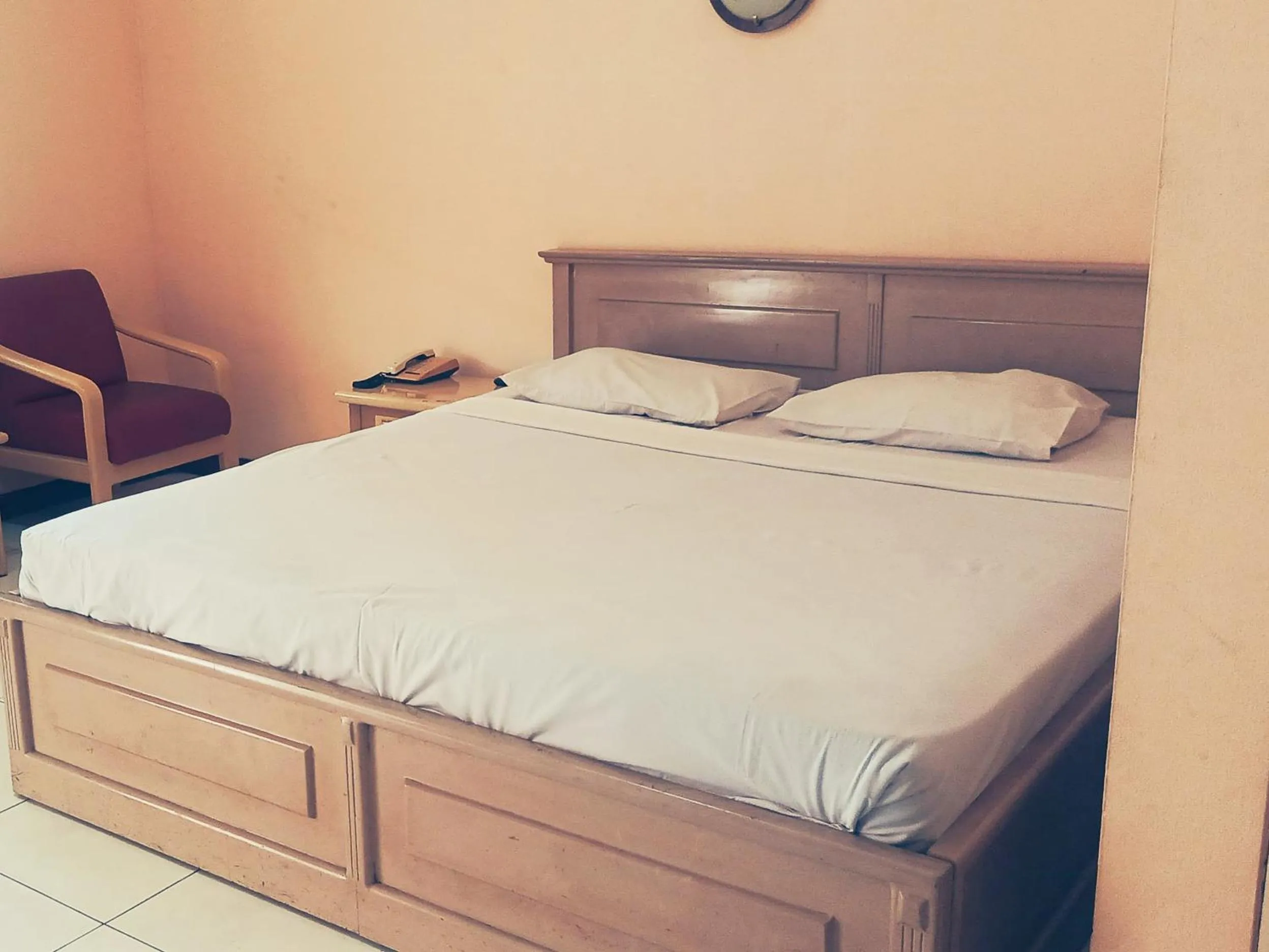 Bed in Hotel Wijaya Purwokerto