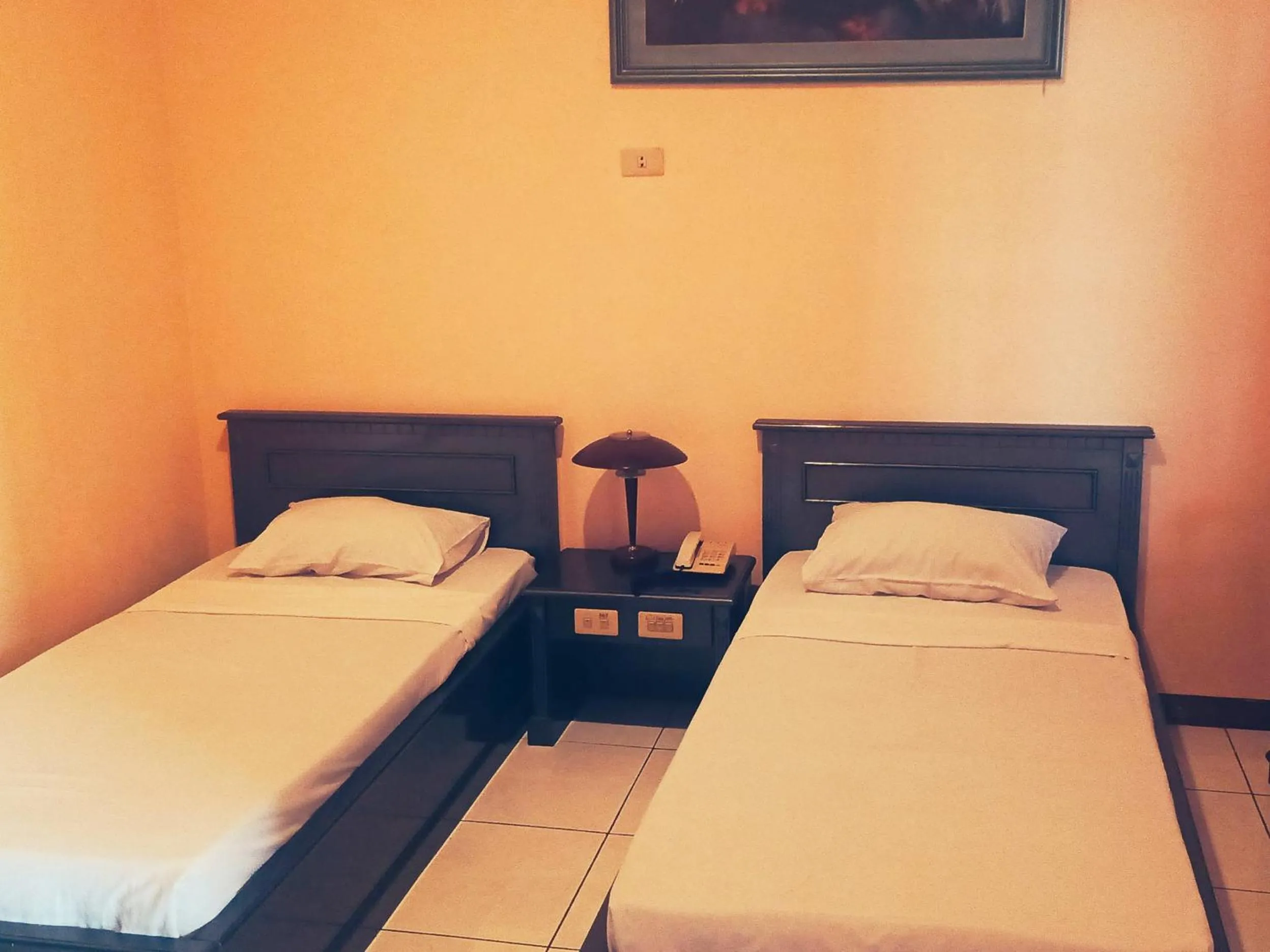 Bed in Hotel Wijaya Purwokerto