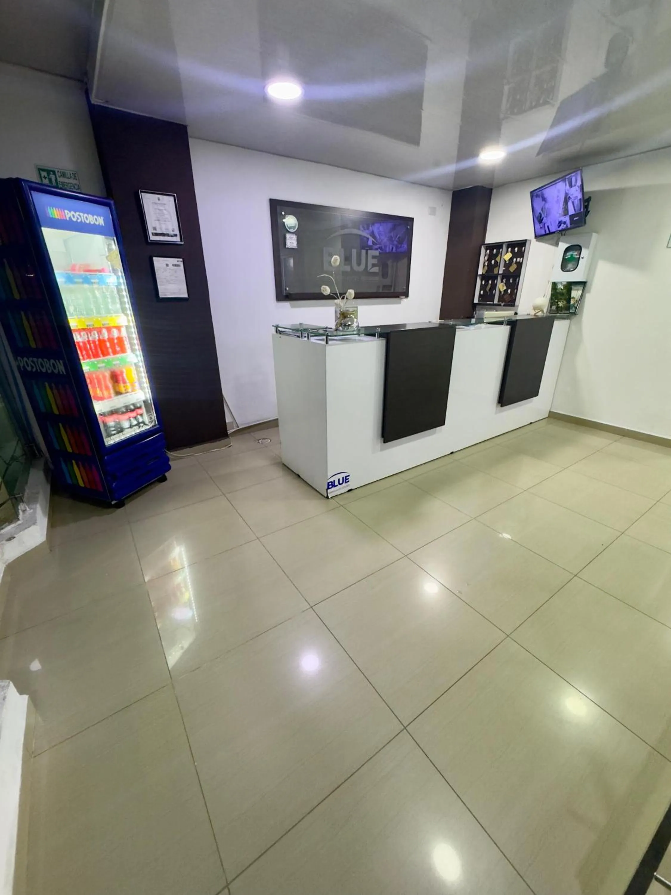 Lobby or reception in Hotel Blue