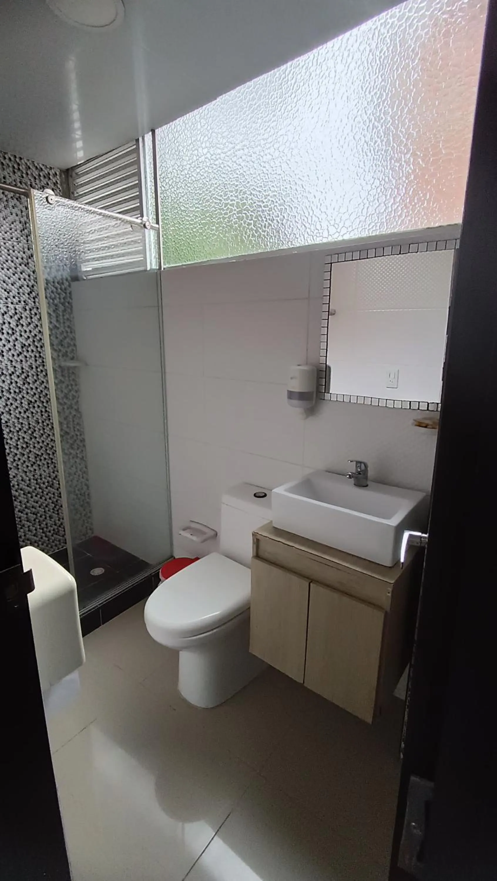 Shower in Hotel Blue