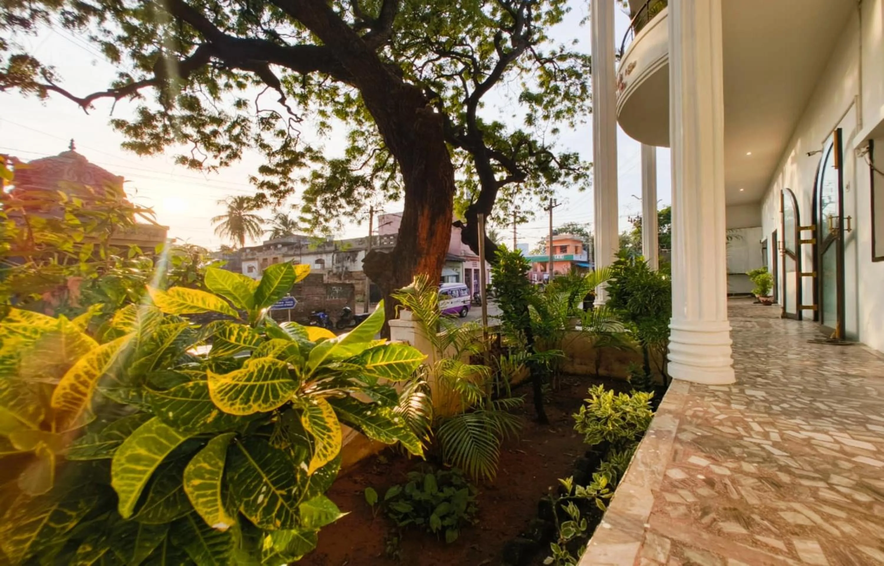 Garden in Hare Rama Hare Krishna - EESHA Hotel