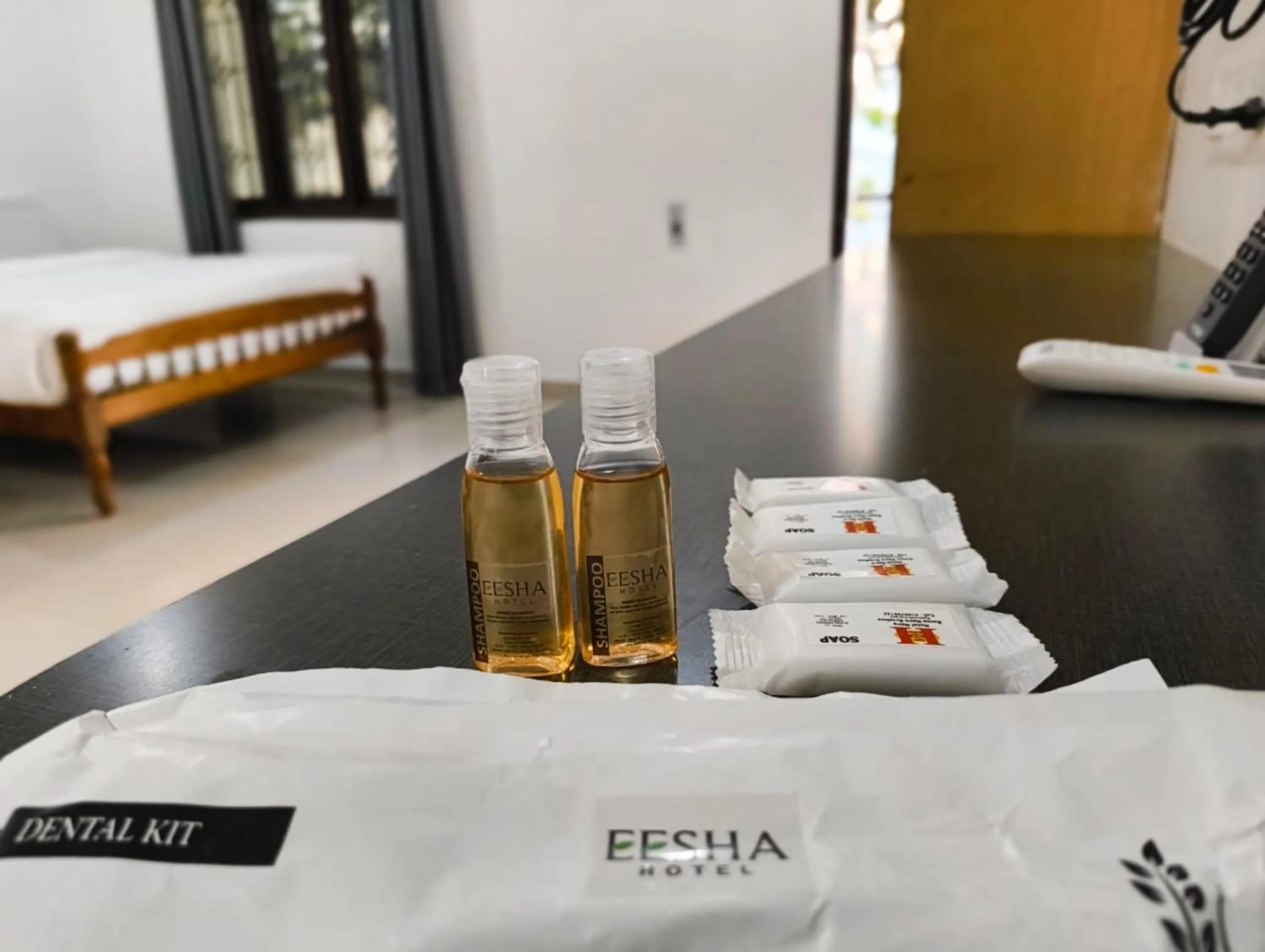 Bedroom, Bed in Hare Rama Hare Krishna - EESHA Hotel