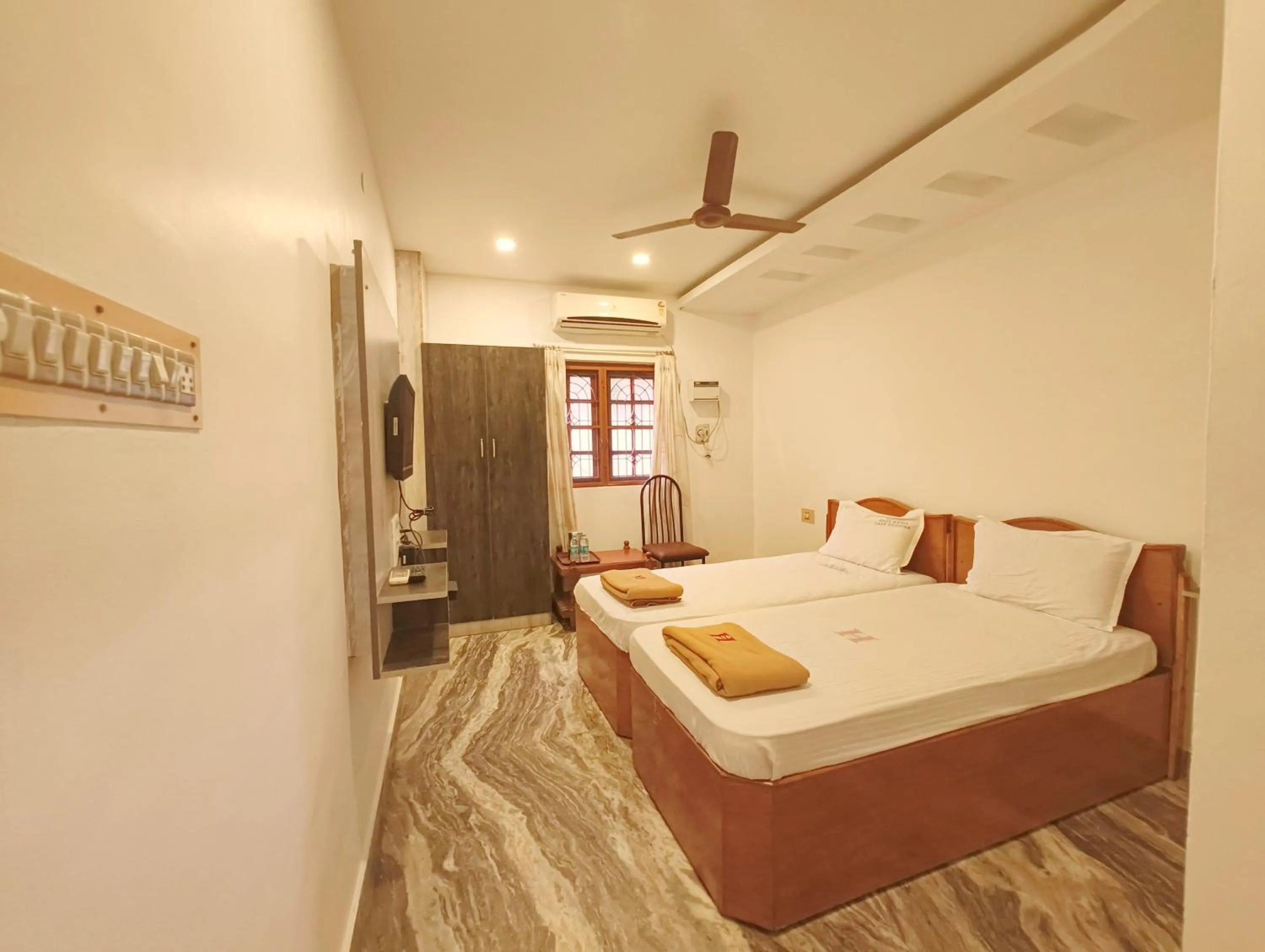 Bed in Hare Rama Hare Krishna - EESHA Hotel