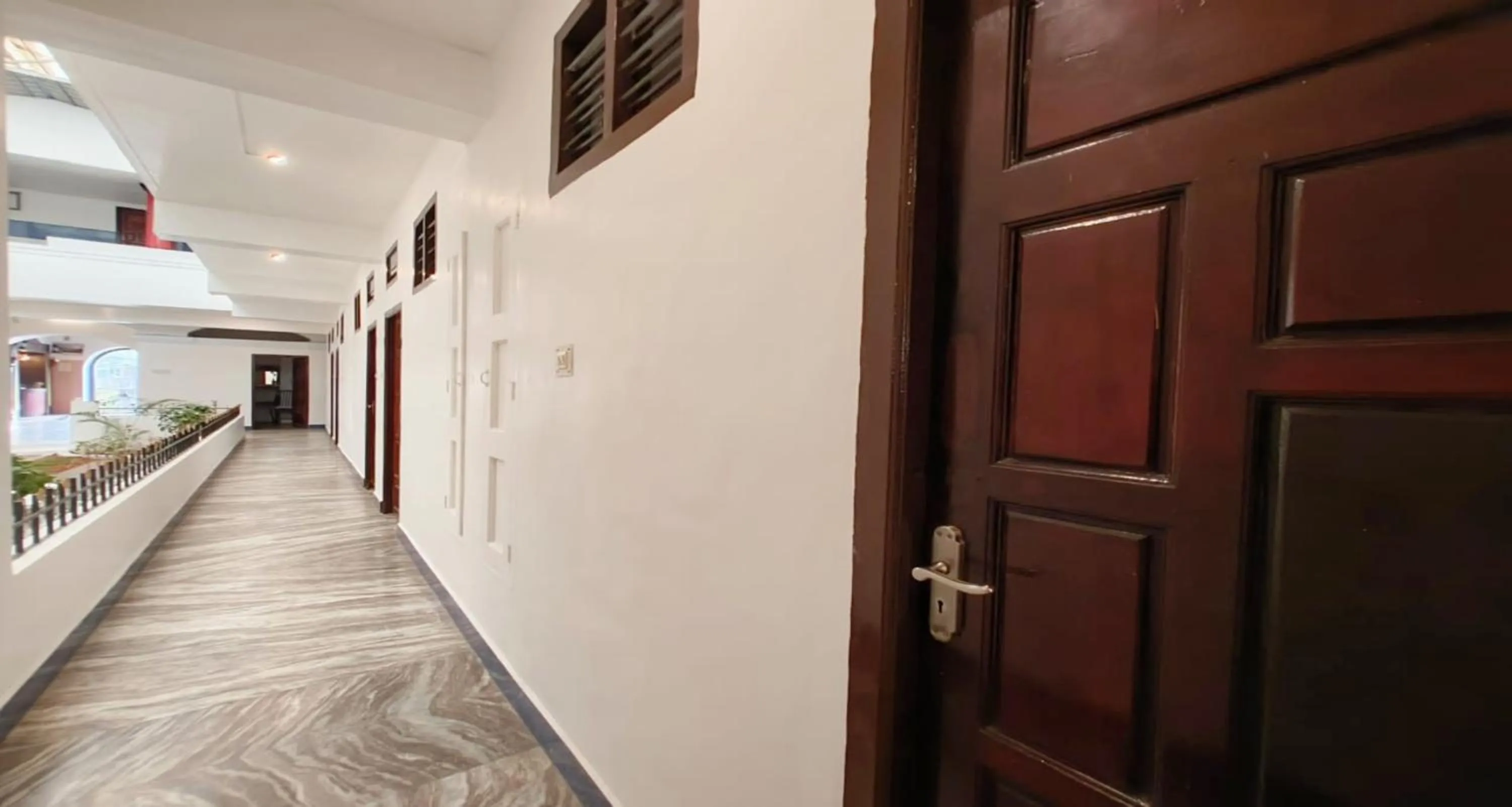 Lobby or reception in Hare Rama Hare Krishna - EESHA Hotel