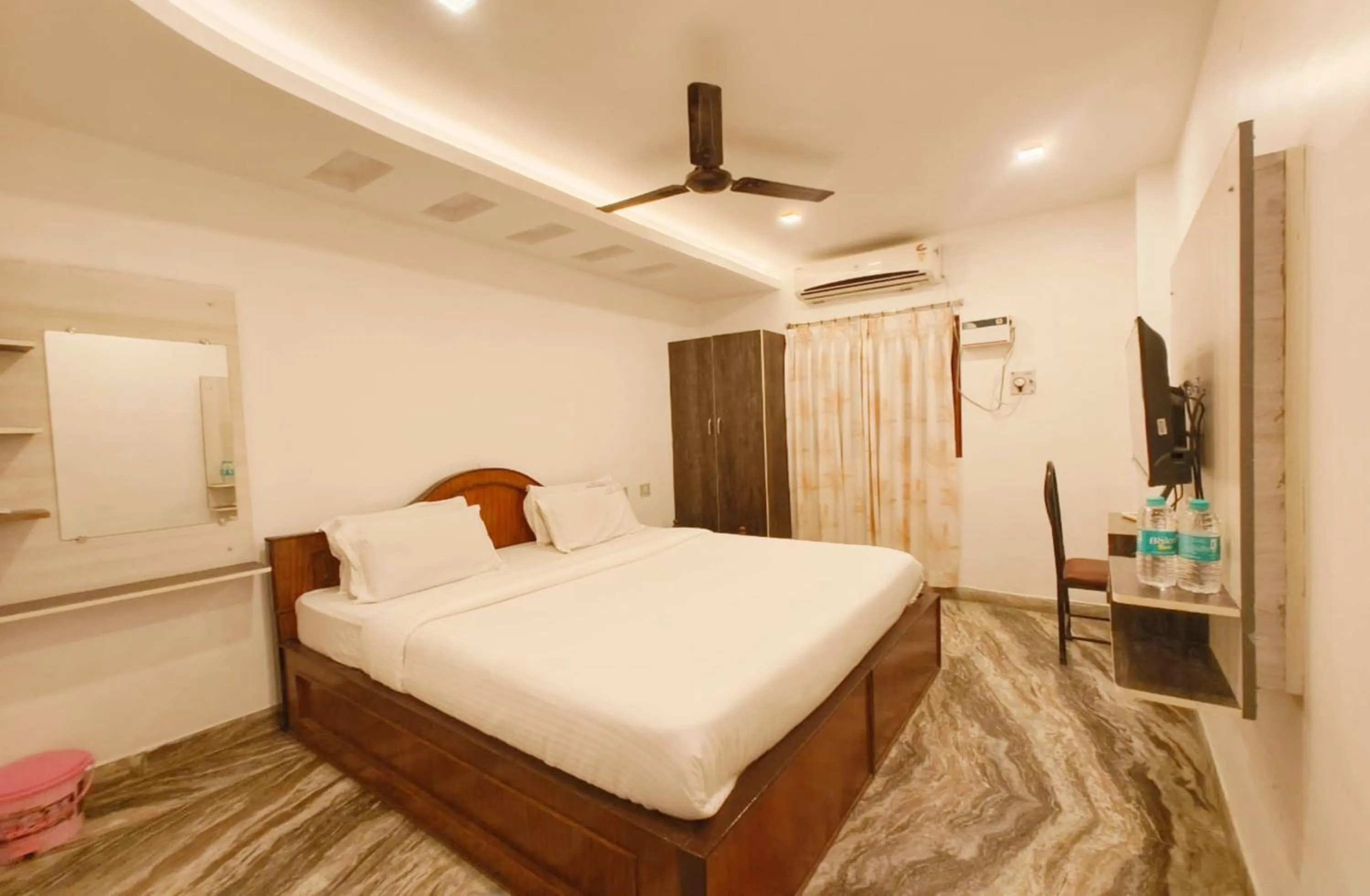 Bed in Hare Rama Hare Krishna - EESHA Hotel