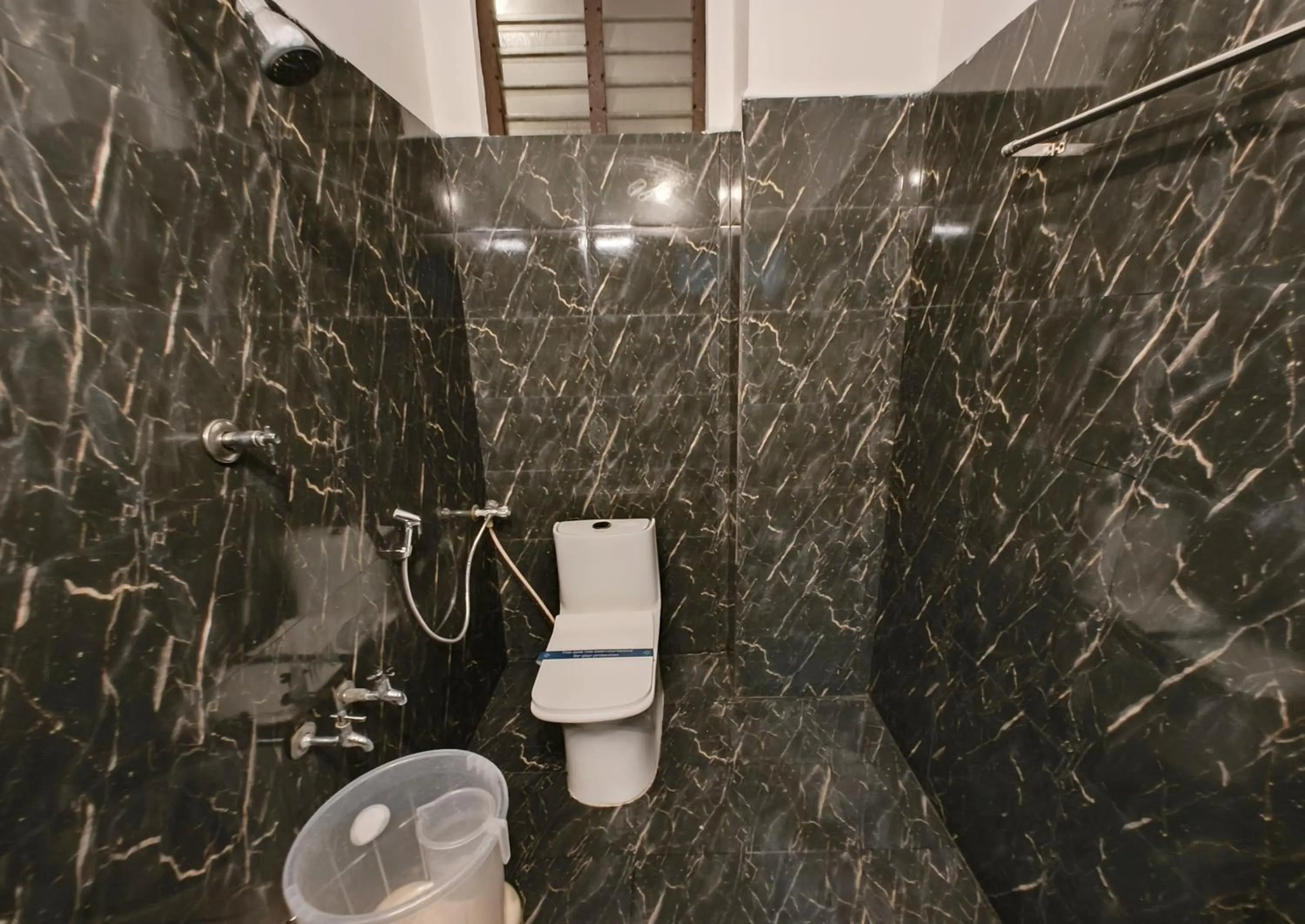 Bathroom in Hare Rama Hare Krishna - EESHA Hotel