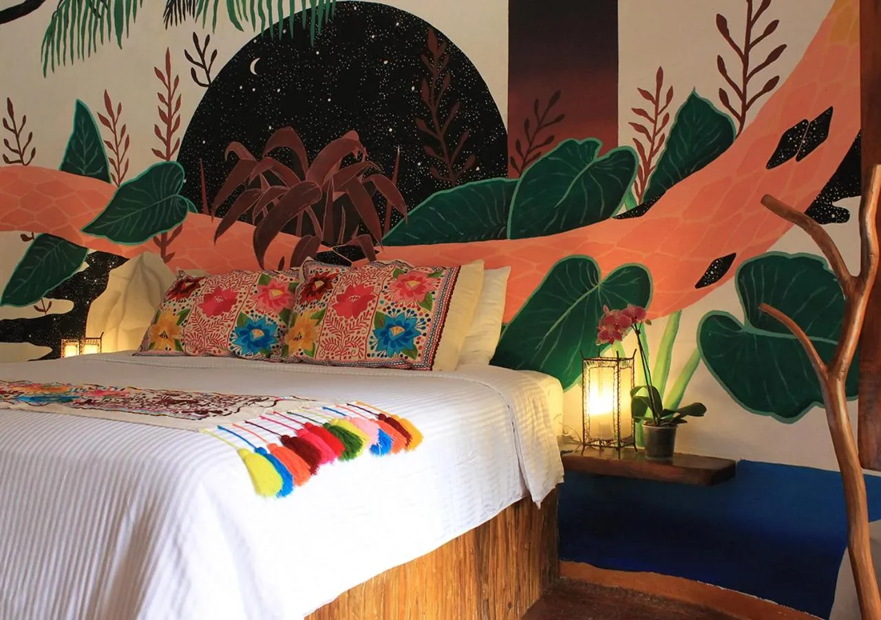 Bed in Hotel Zentik Project & Saline Cave