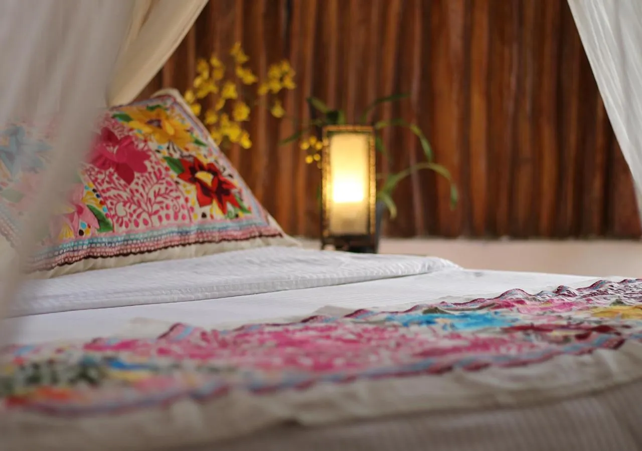 Bed in Hotel Zentik Project & Saline Cave