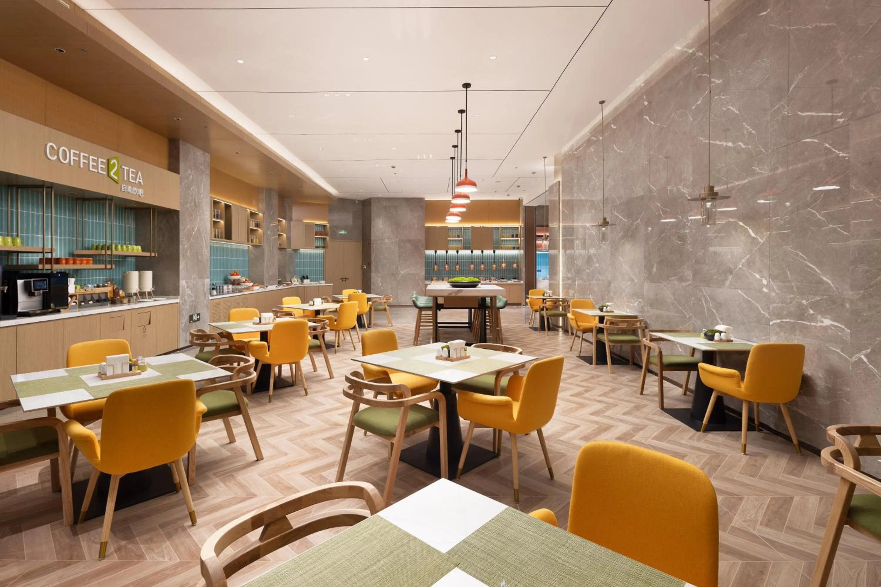 Restaurant/places to eat in Home2 Suite by Hilton Ningbo Yinzhou