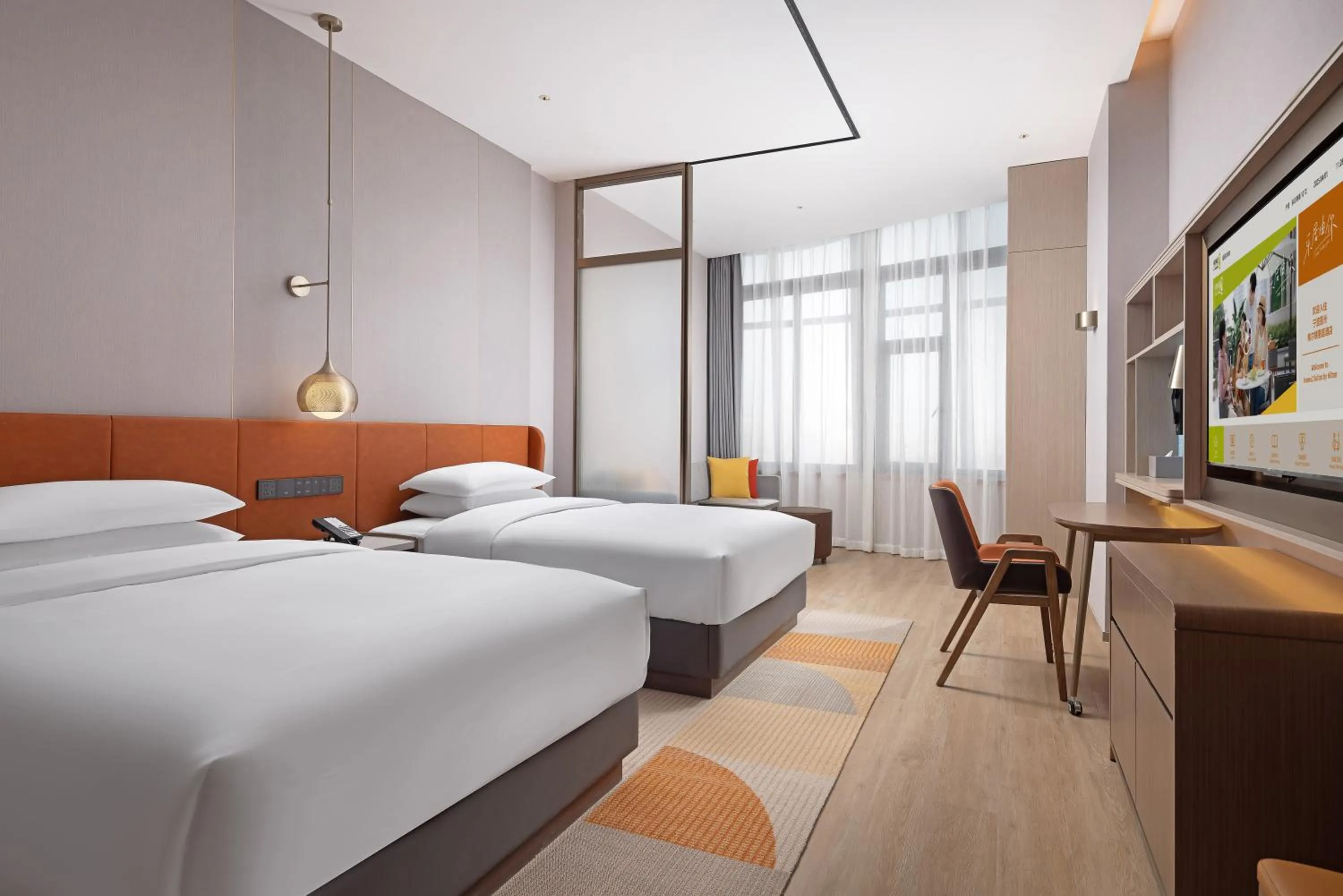 Bedroom in Home2 Suite by Hilton Ningbo Yinzhou