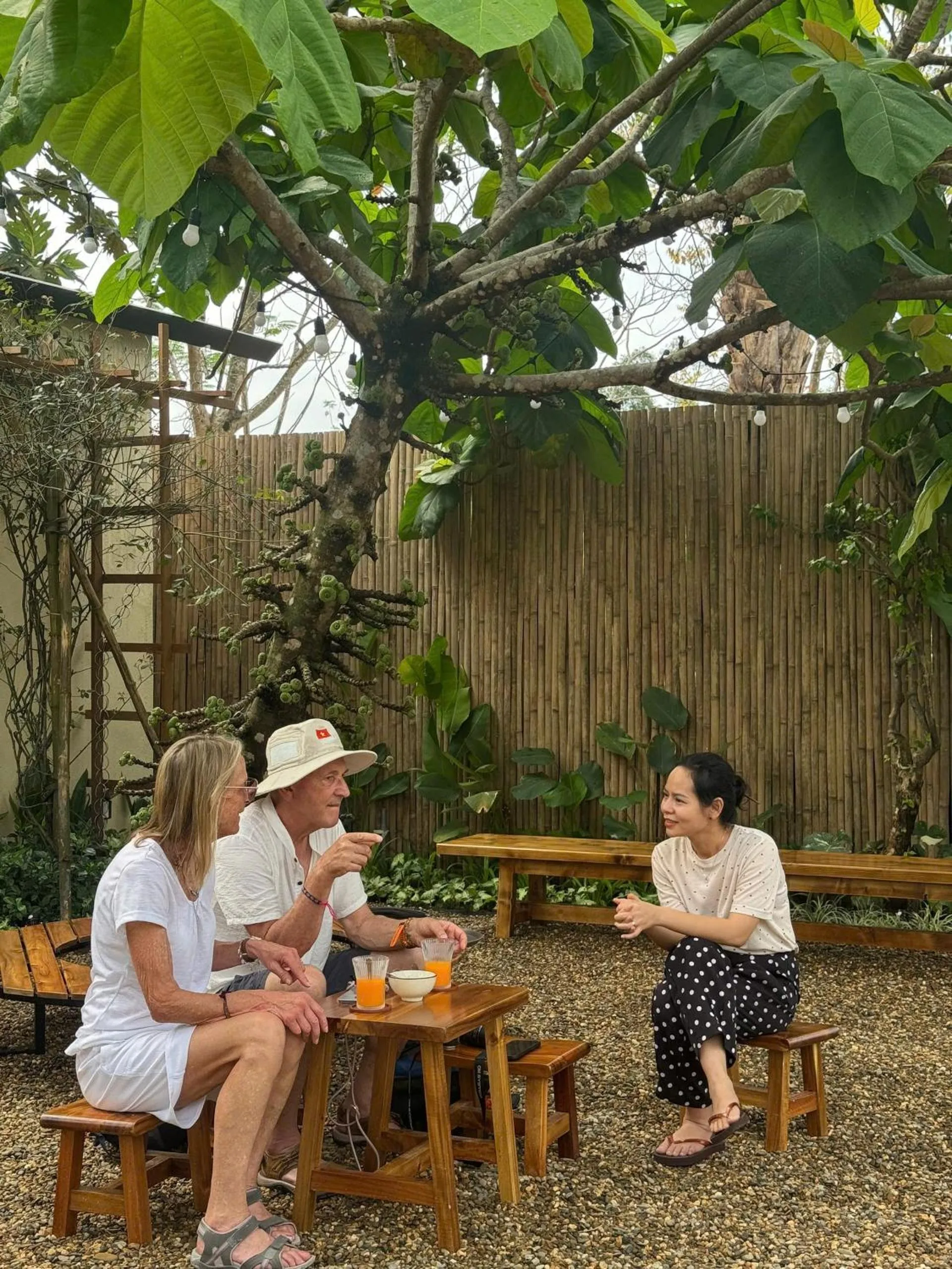 Garden in Vả Riverside Retreat