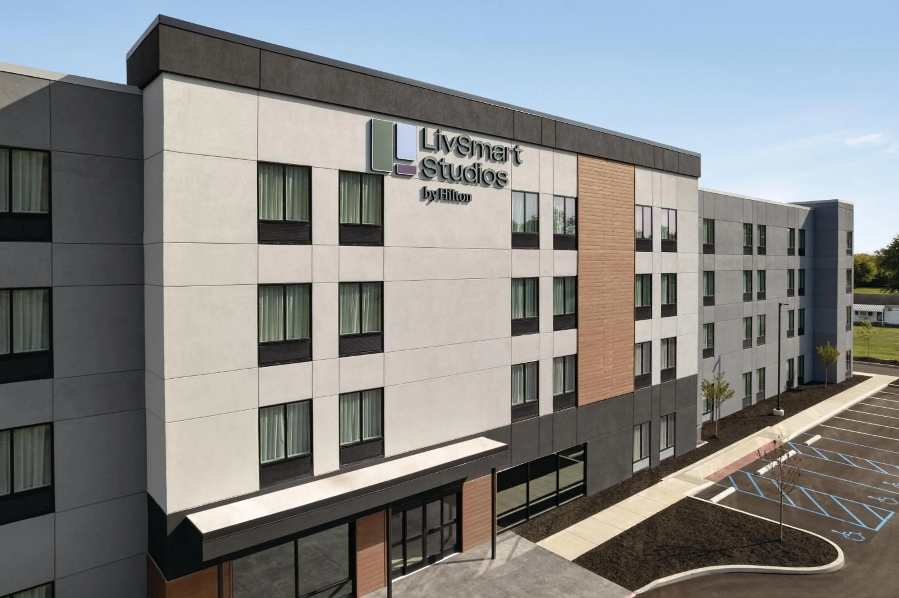 Property building in LivSmart Studios By Hilton Kokomo