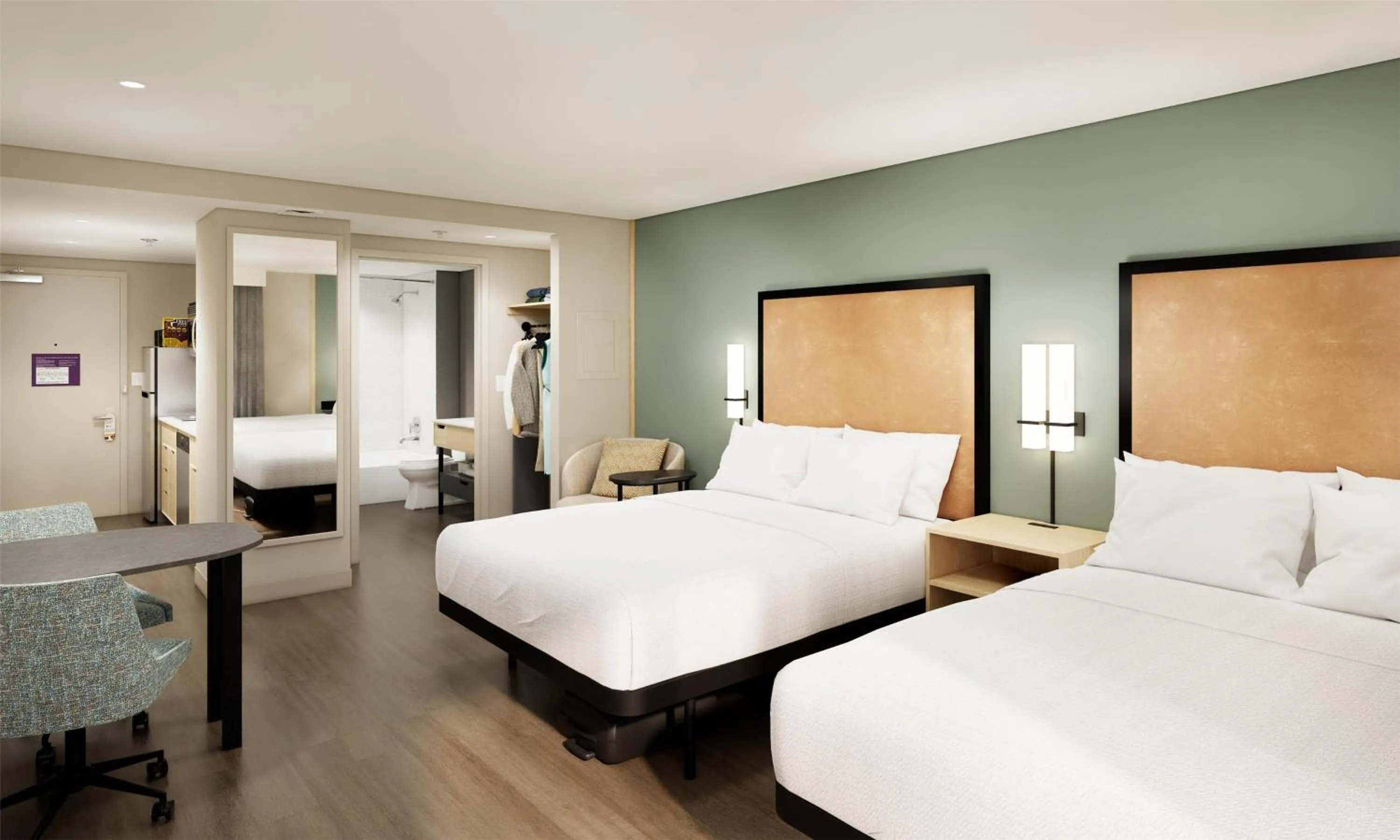 Bed in LivSmart Studios By Hilton Kokomo