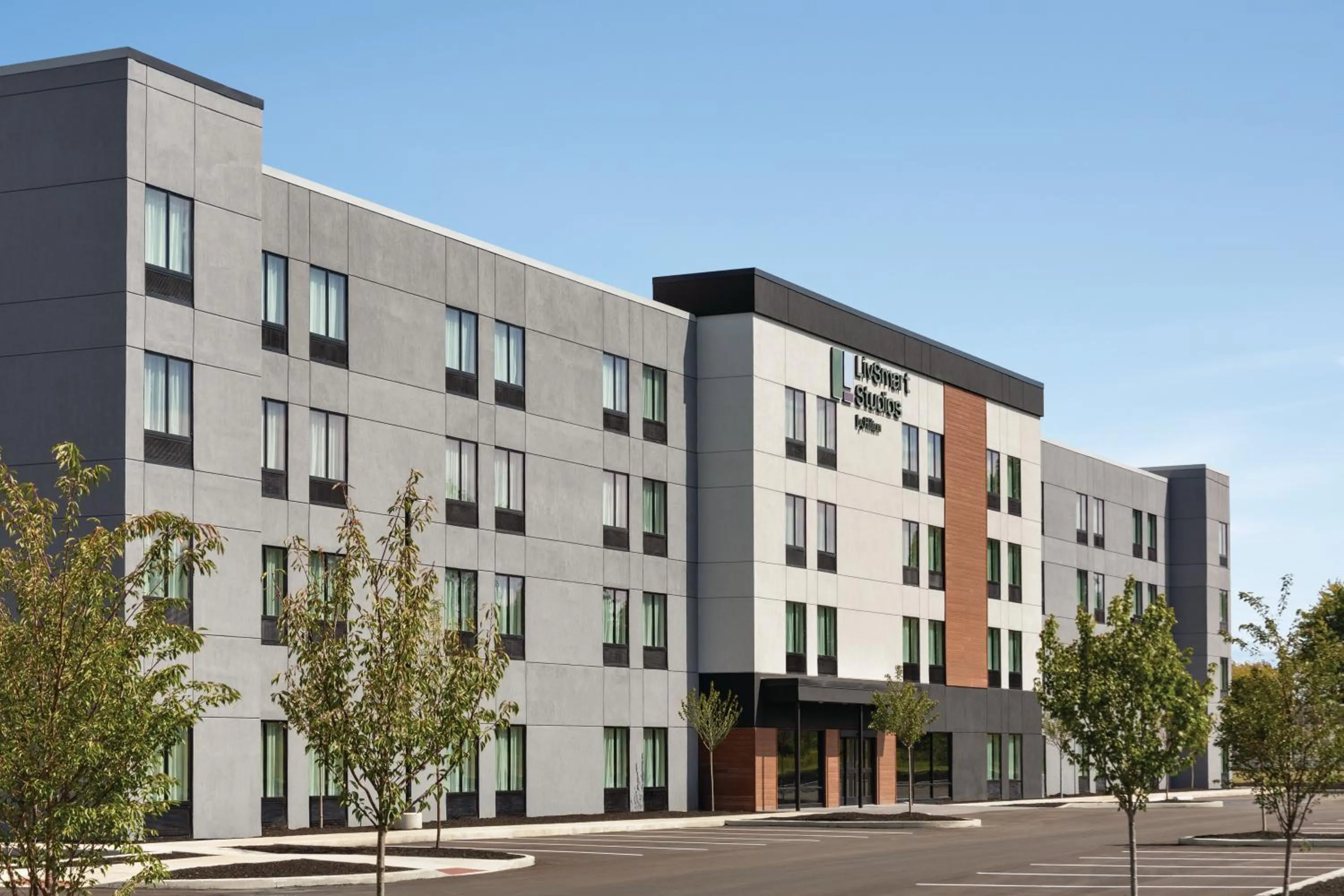 Property building in LivSmart Studios By Hilton Kokomo