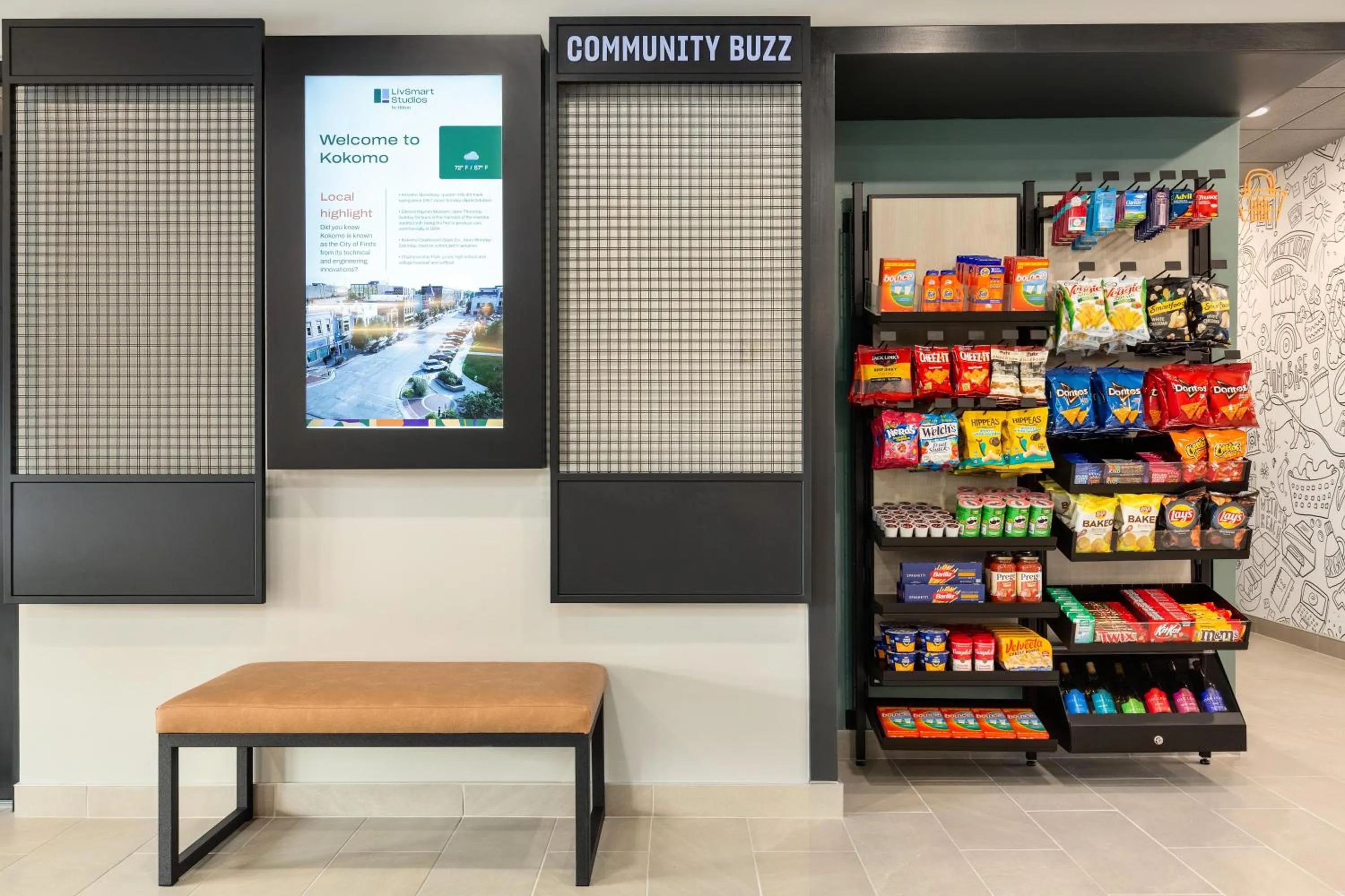 Restaurant/places to eat in LivSmart Studios By Hilton Kokomo