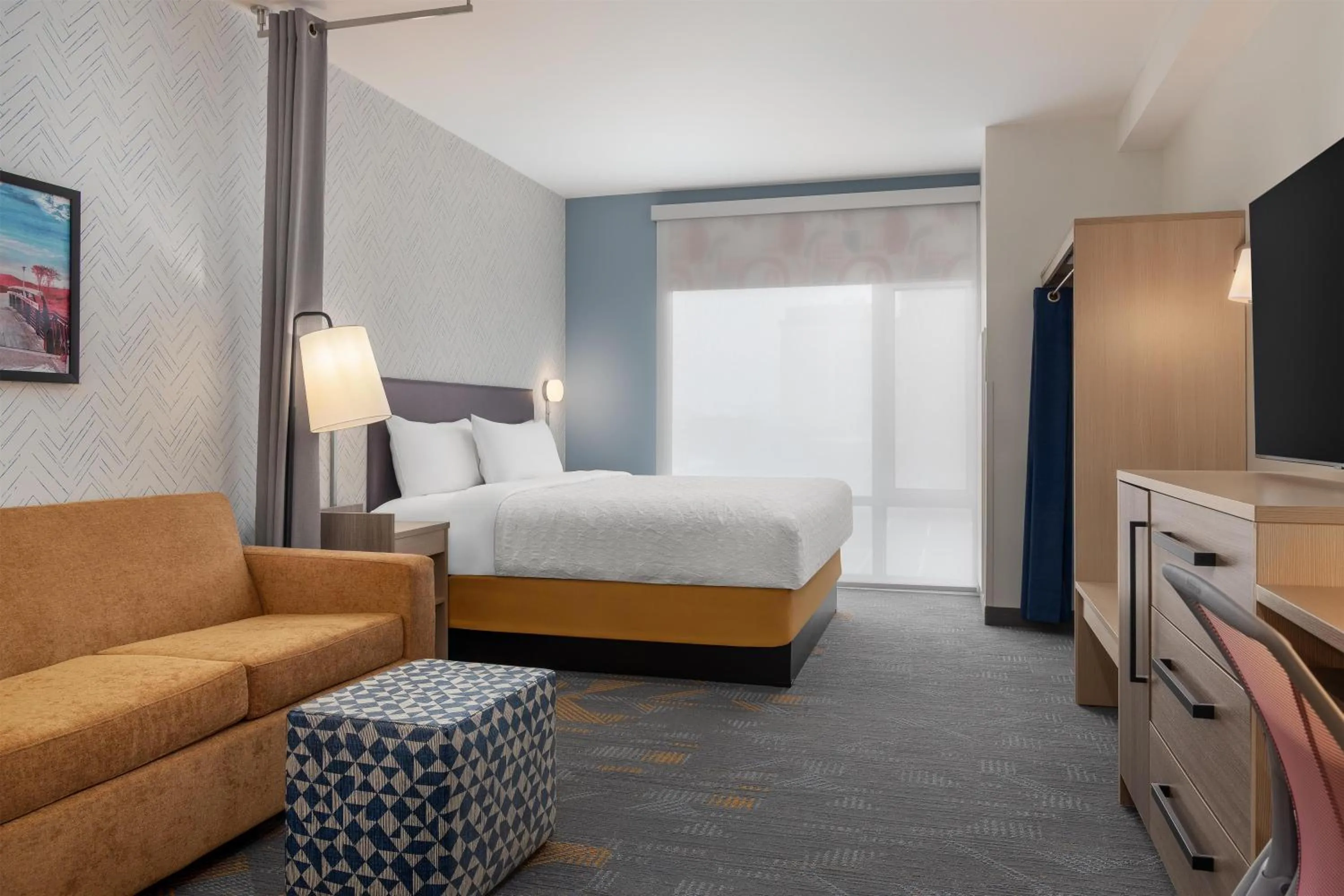 Bed in Home2 Suites By Hilton Vaughan Toronto On
