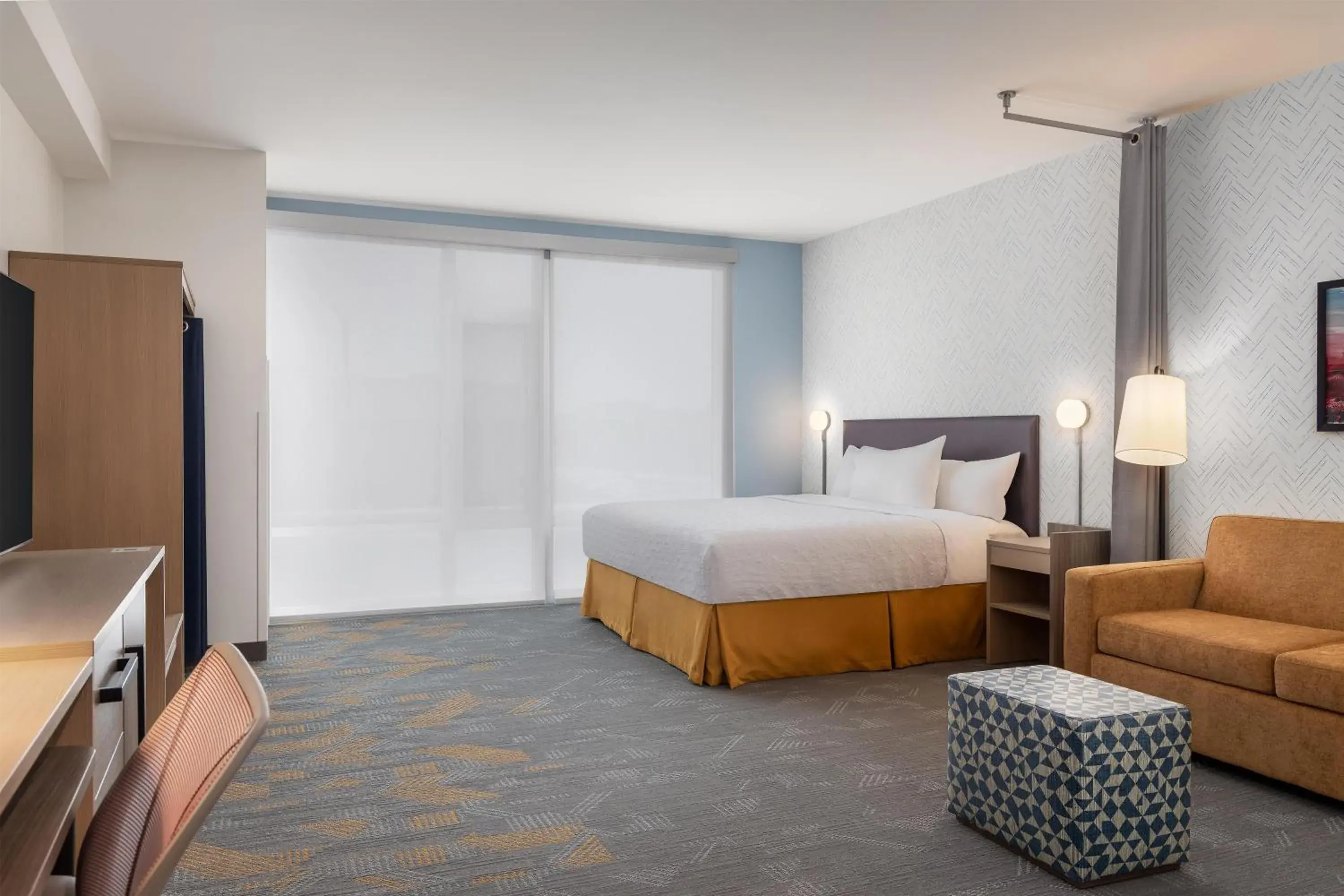 King Studio Suite with Roll-In Shower - Mobility Accessible in Home2 Suites By Hilton Vaughan Toronto On King Studio Suite with Roll-In Shower - Mobility Accessible in Home2 Suites By Hilton Vaughan Toronto On