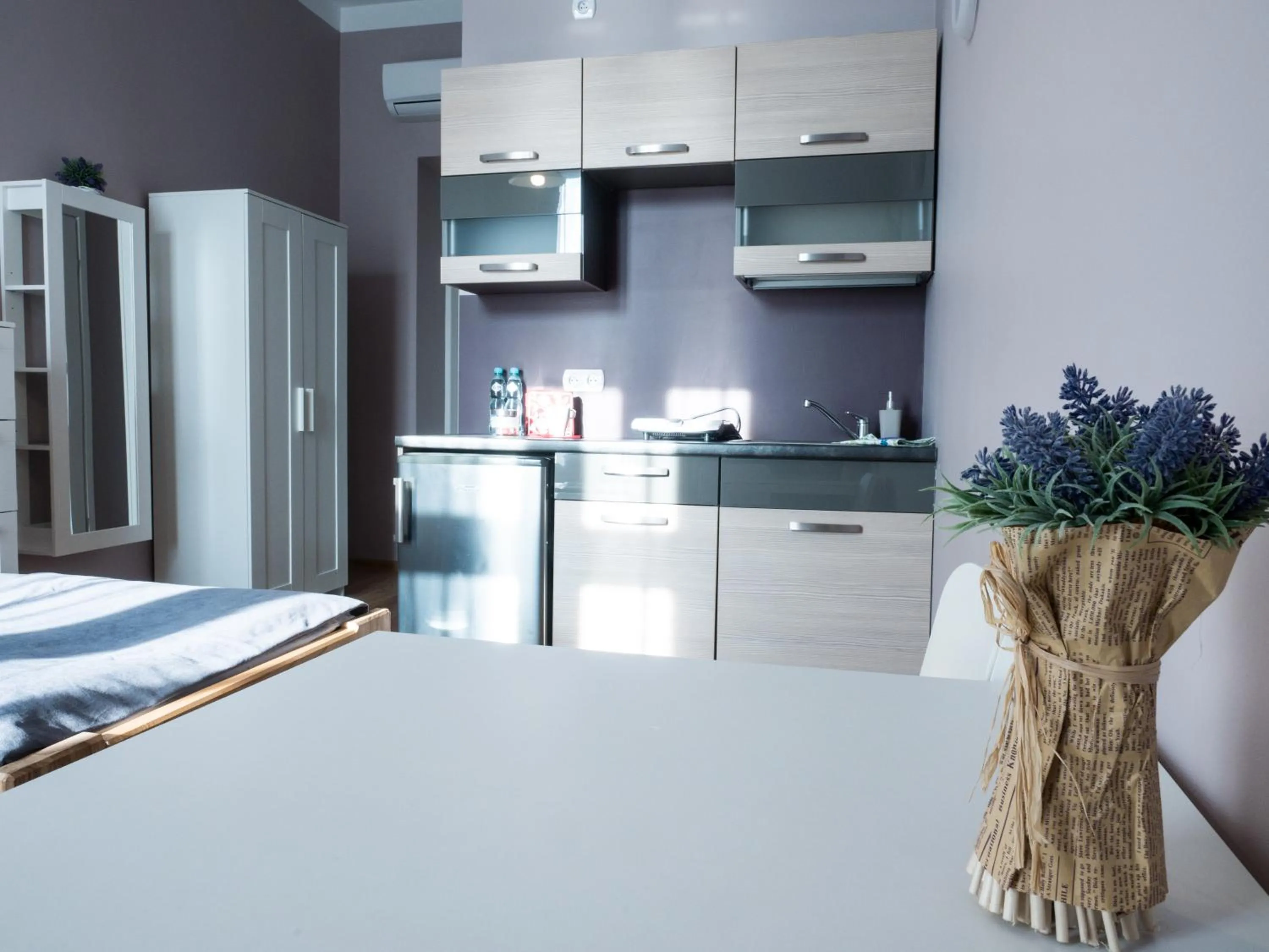 Kitchen or kitchenette in Just4You Apartments