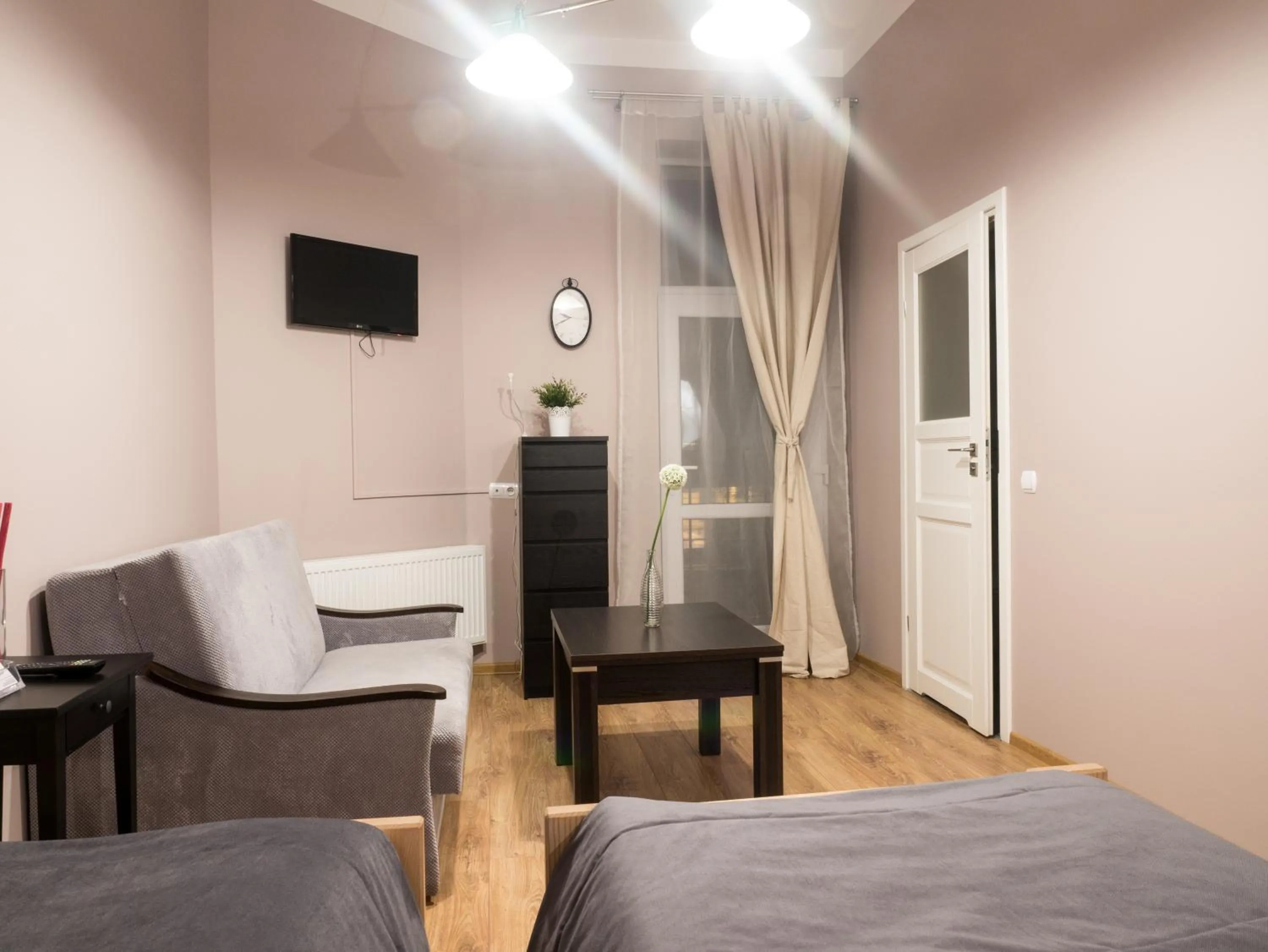 Seating area, Bed in Just4You Apartments
