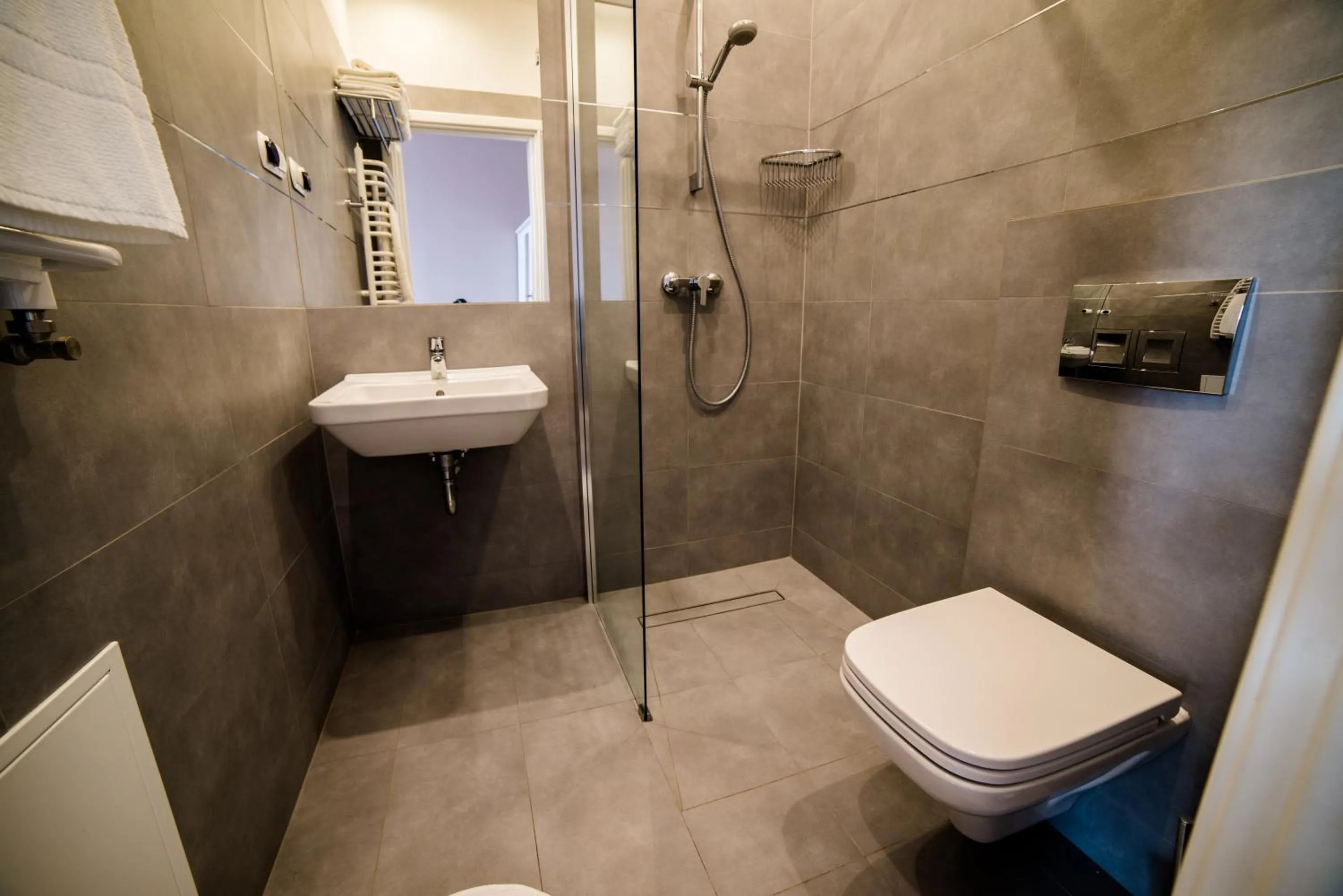 Bathroom in Just4You Apartments