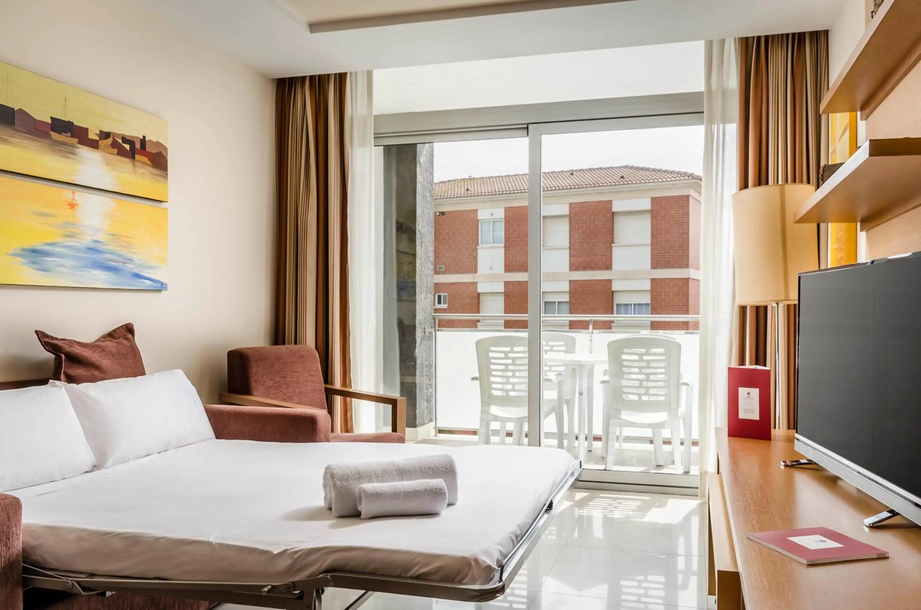 Bed in Exe Cunit Suites & Spa