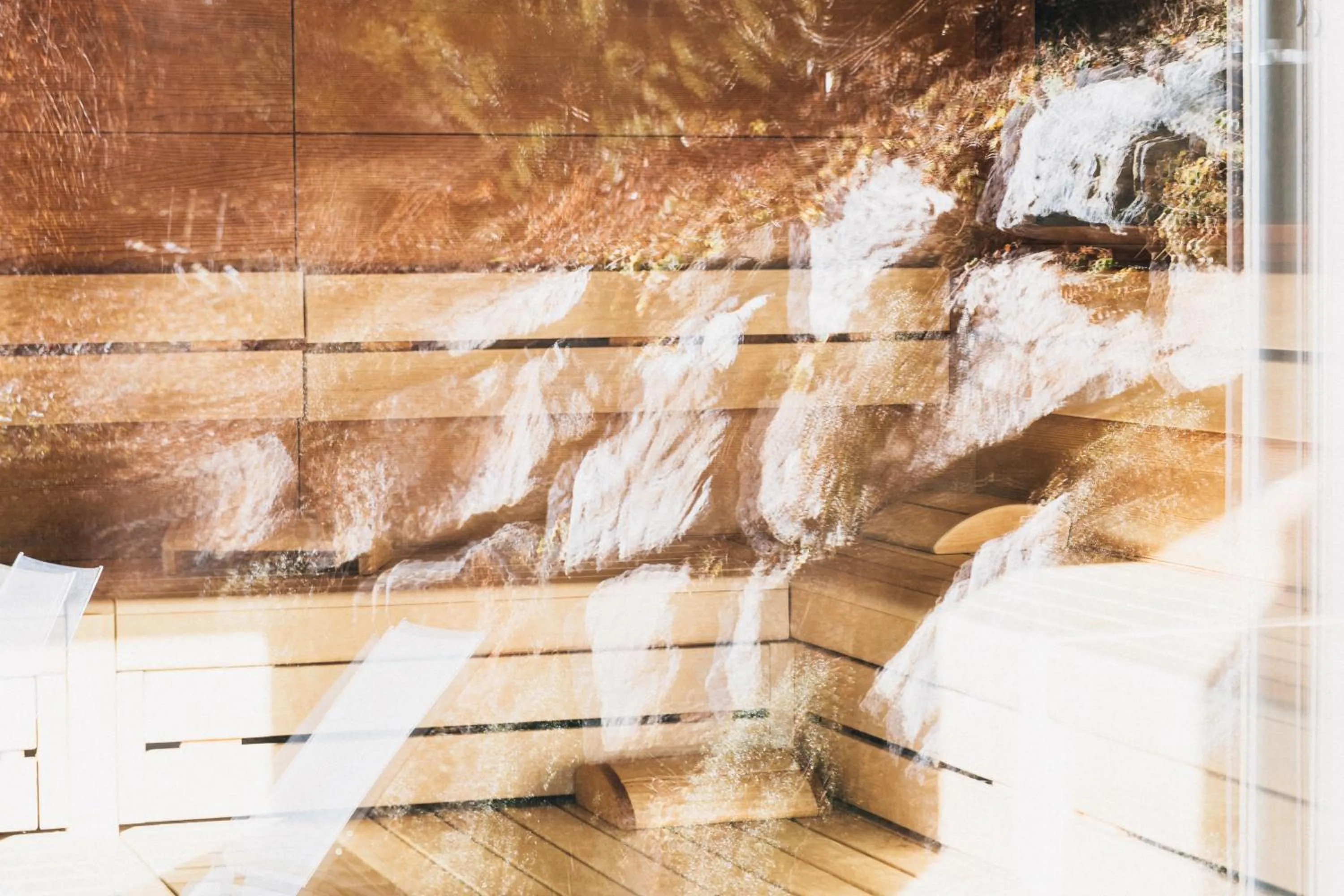 Sauna in Naturhotel Bauernhofer