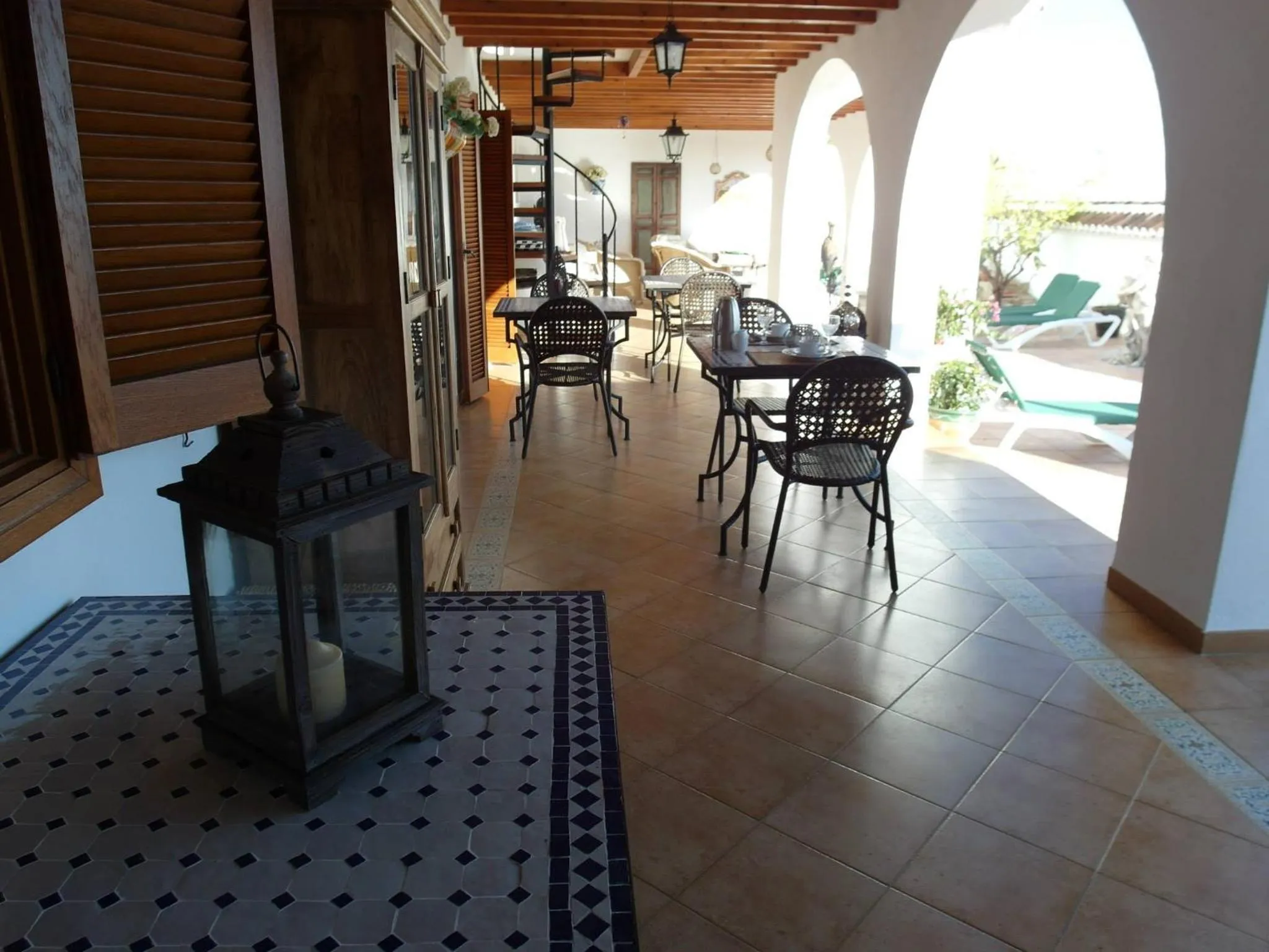 Balcony/Terrace in Casa Roble B&B