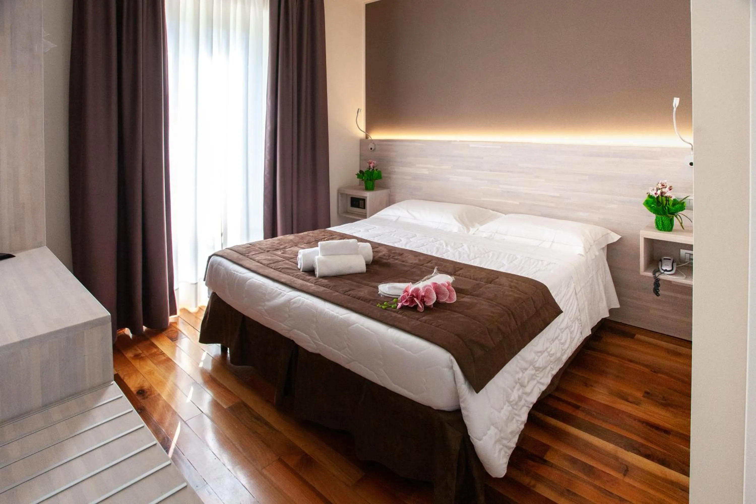 Bed in Hotel Giardino