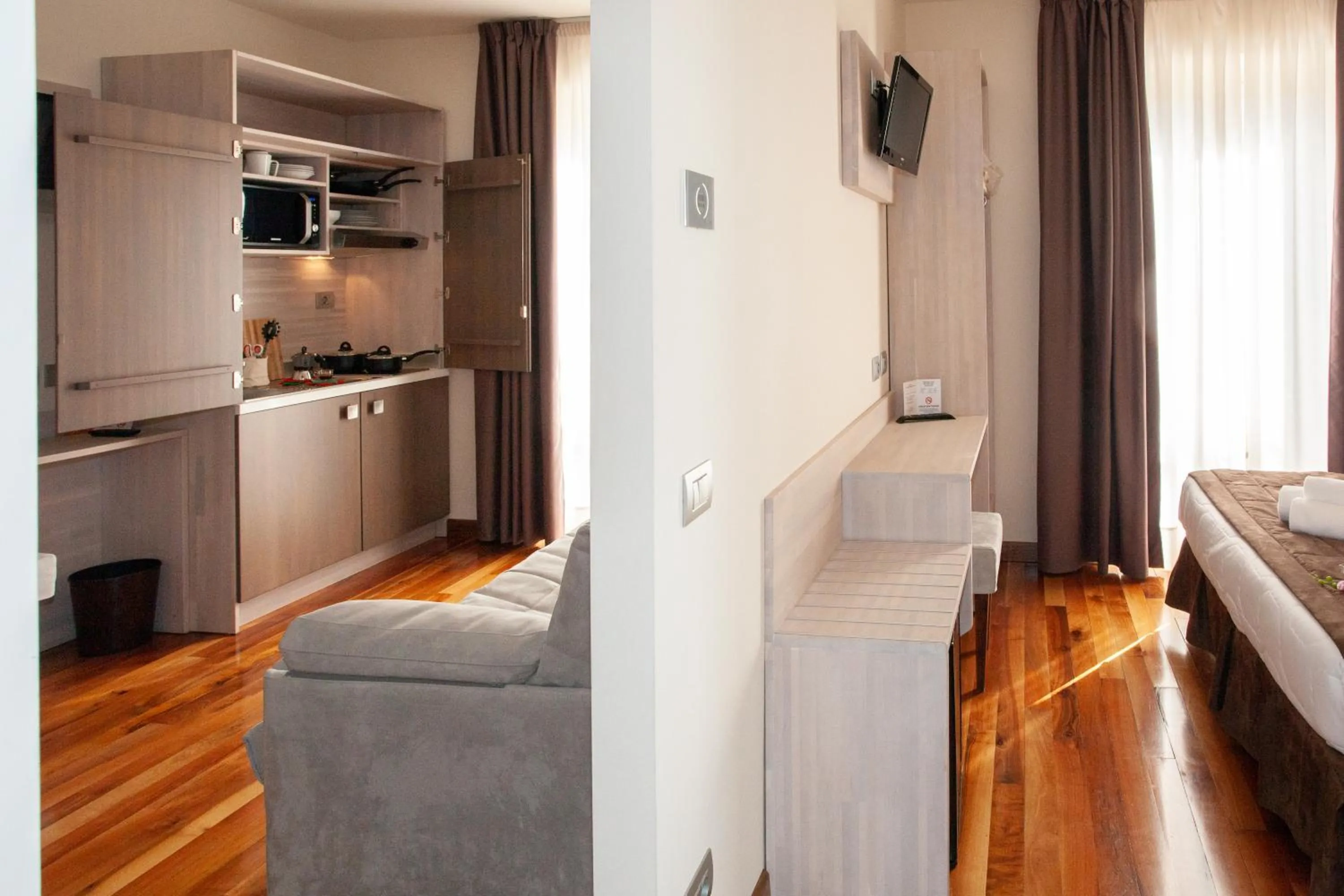 Bed in Hotel Giardino