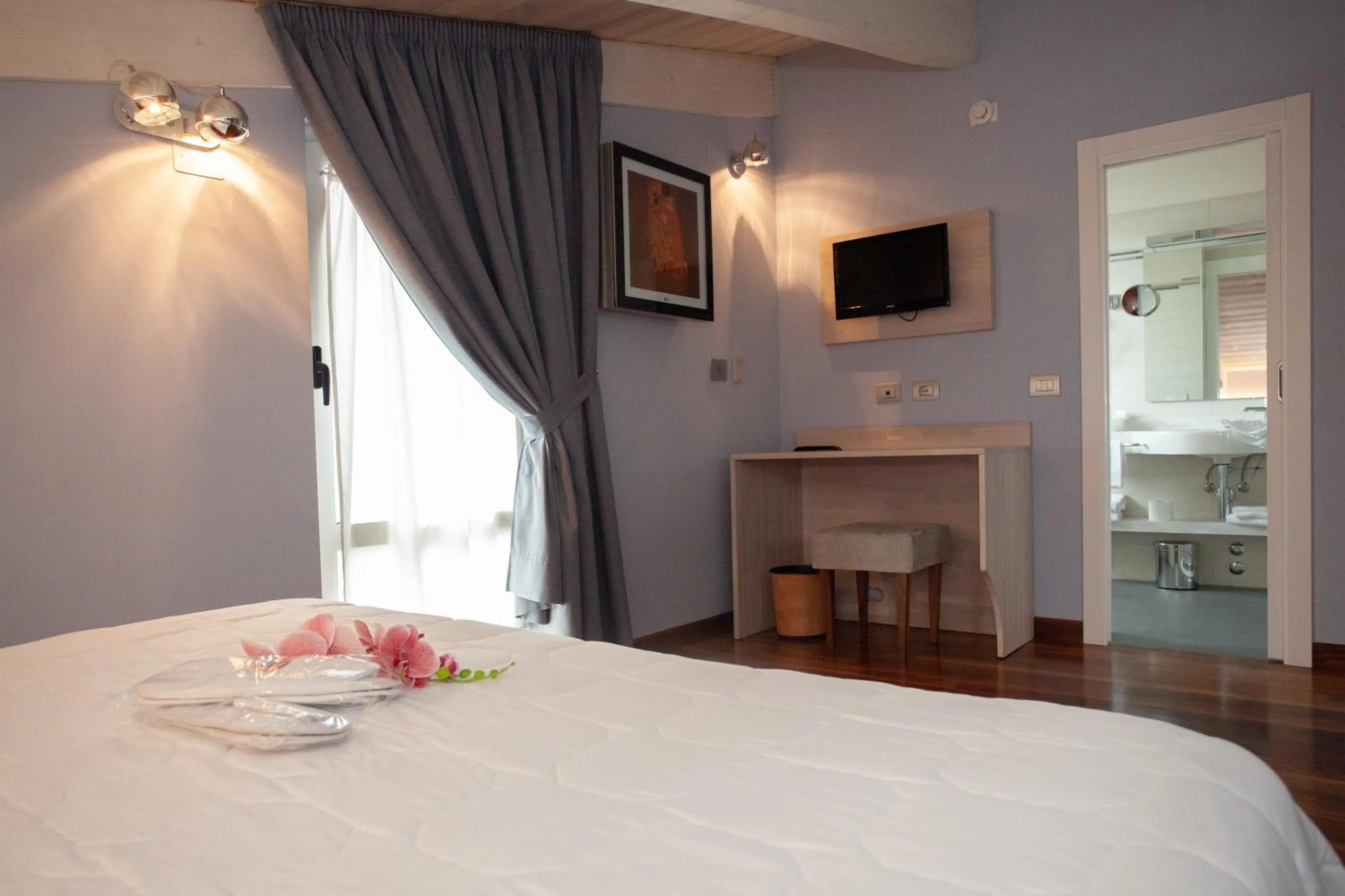 Bed in Hotel Giardino