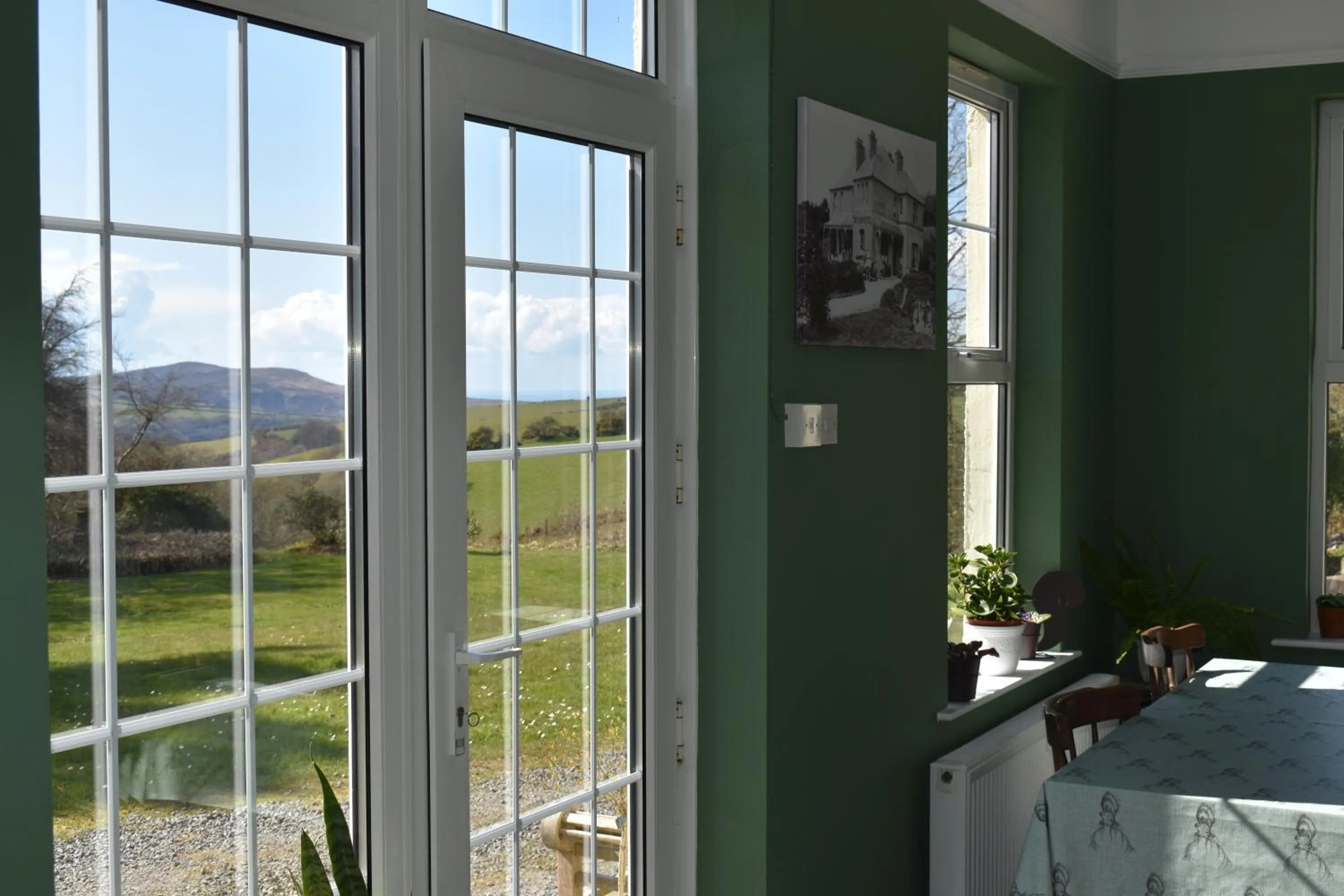 Garden view in Moorlands