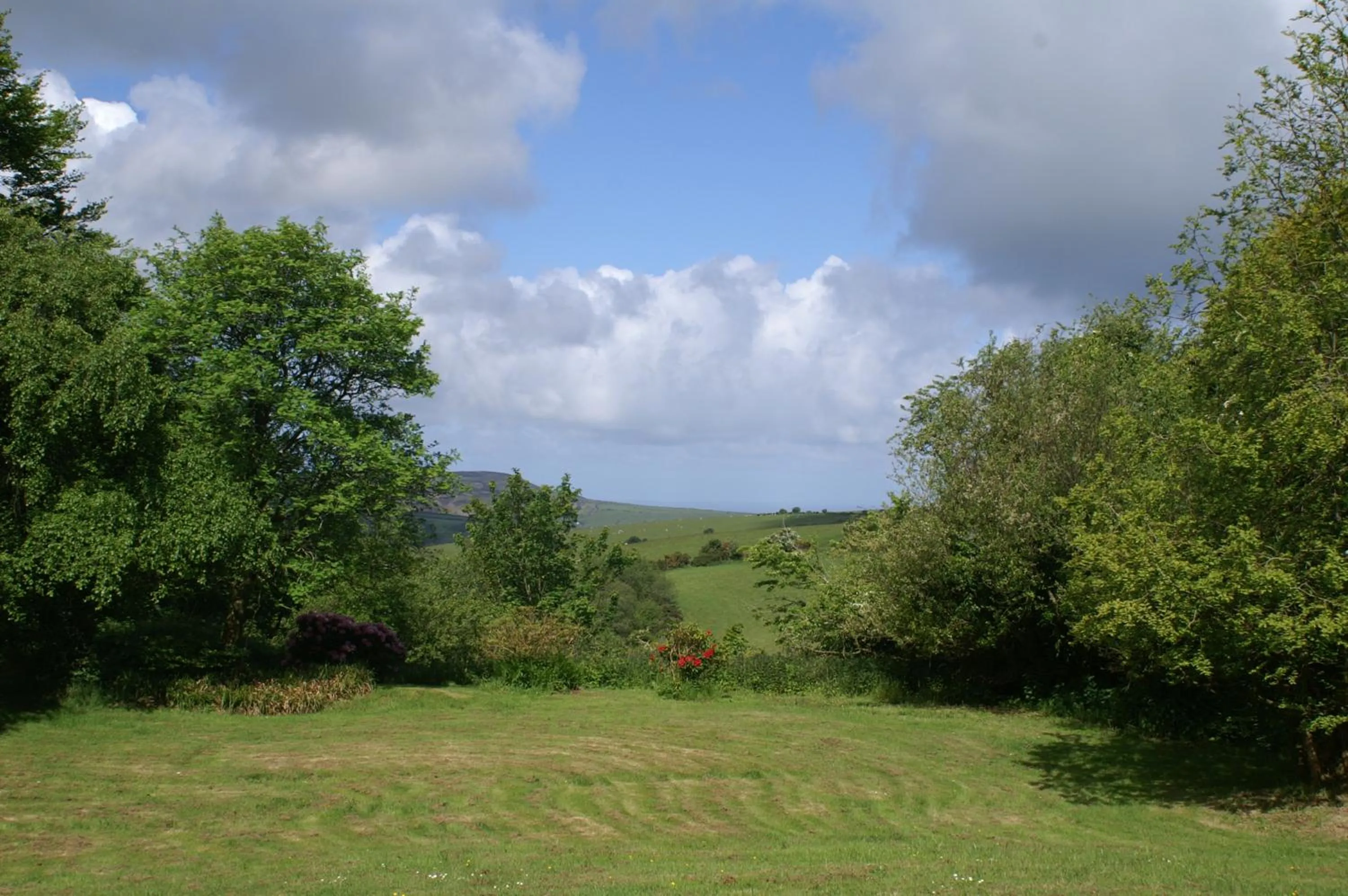 Garden view in Moorlands