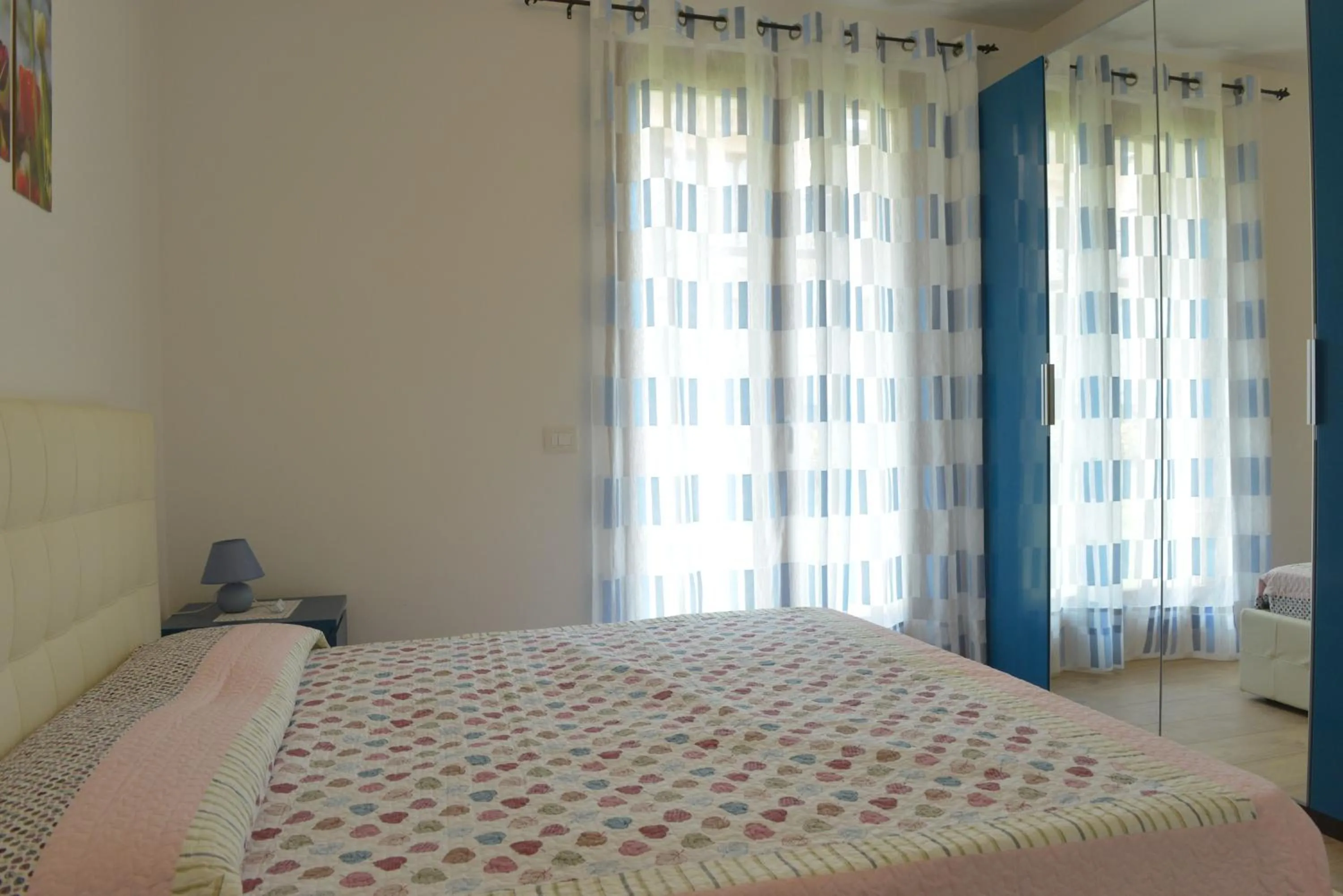 Bed in Villa Artemia