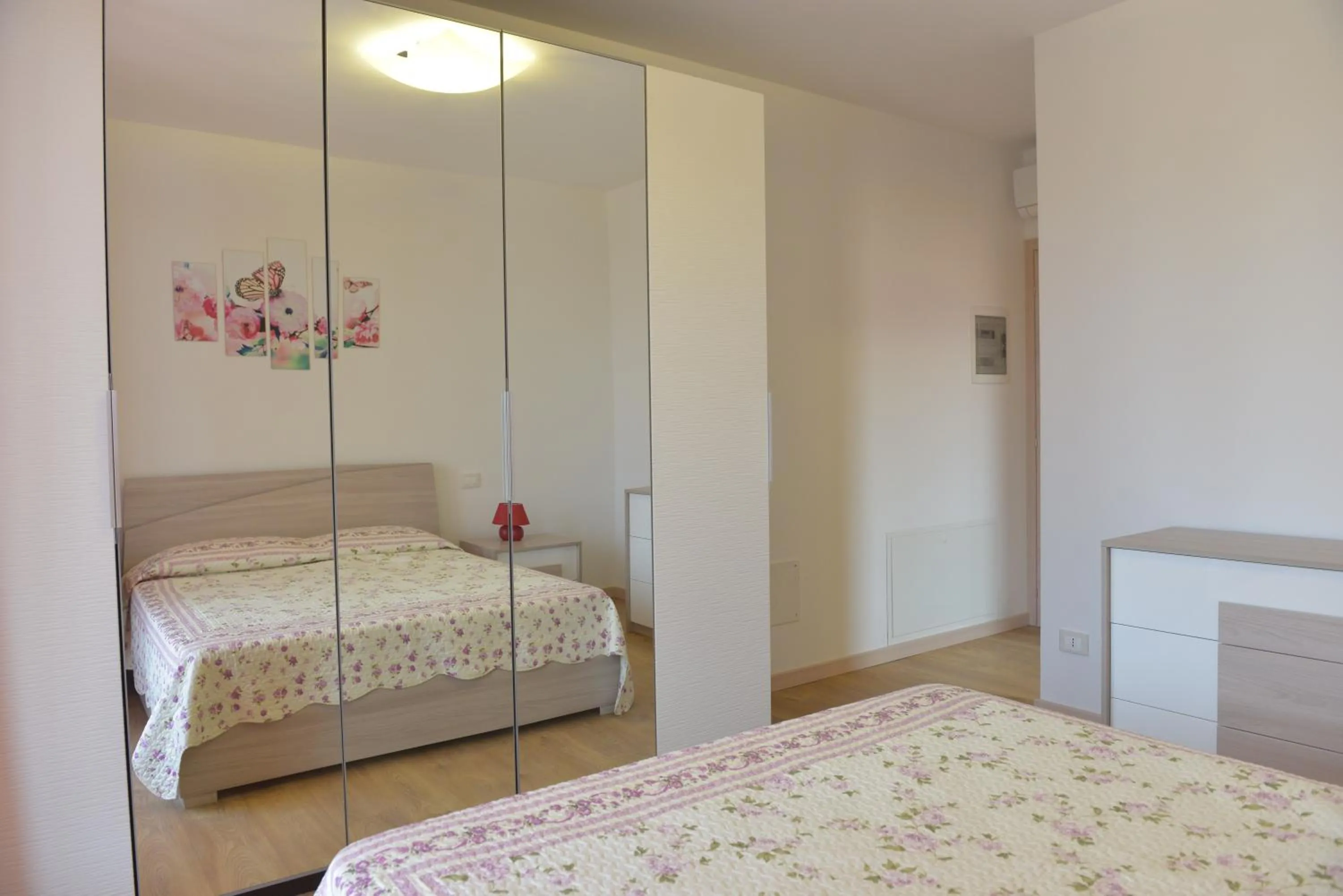 Bed in Villa Artemia
