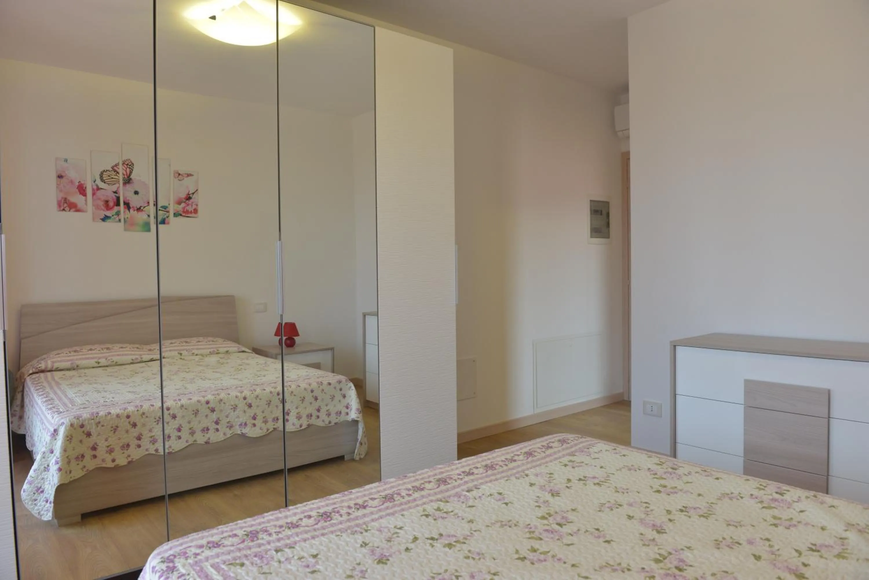 Bed in Villa Artemia