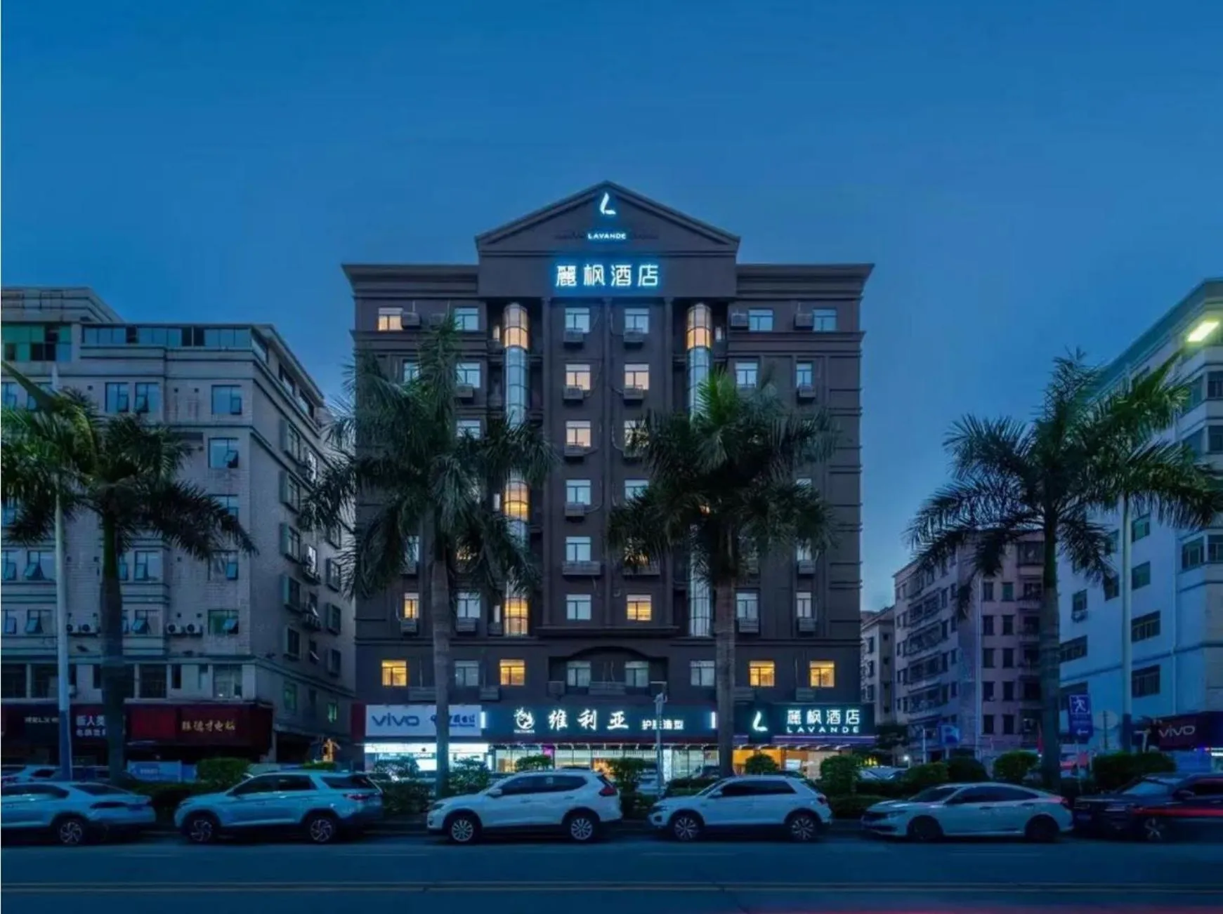 Property building in Lavande Hotel Shenzhen International Convention and Exhibition Center Fuhai West Subway Station