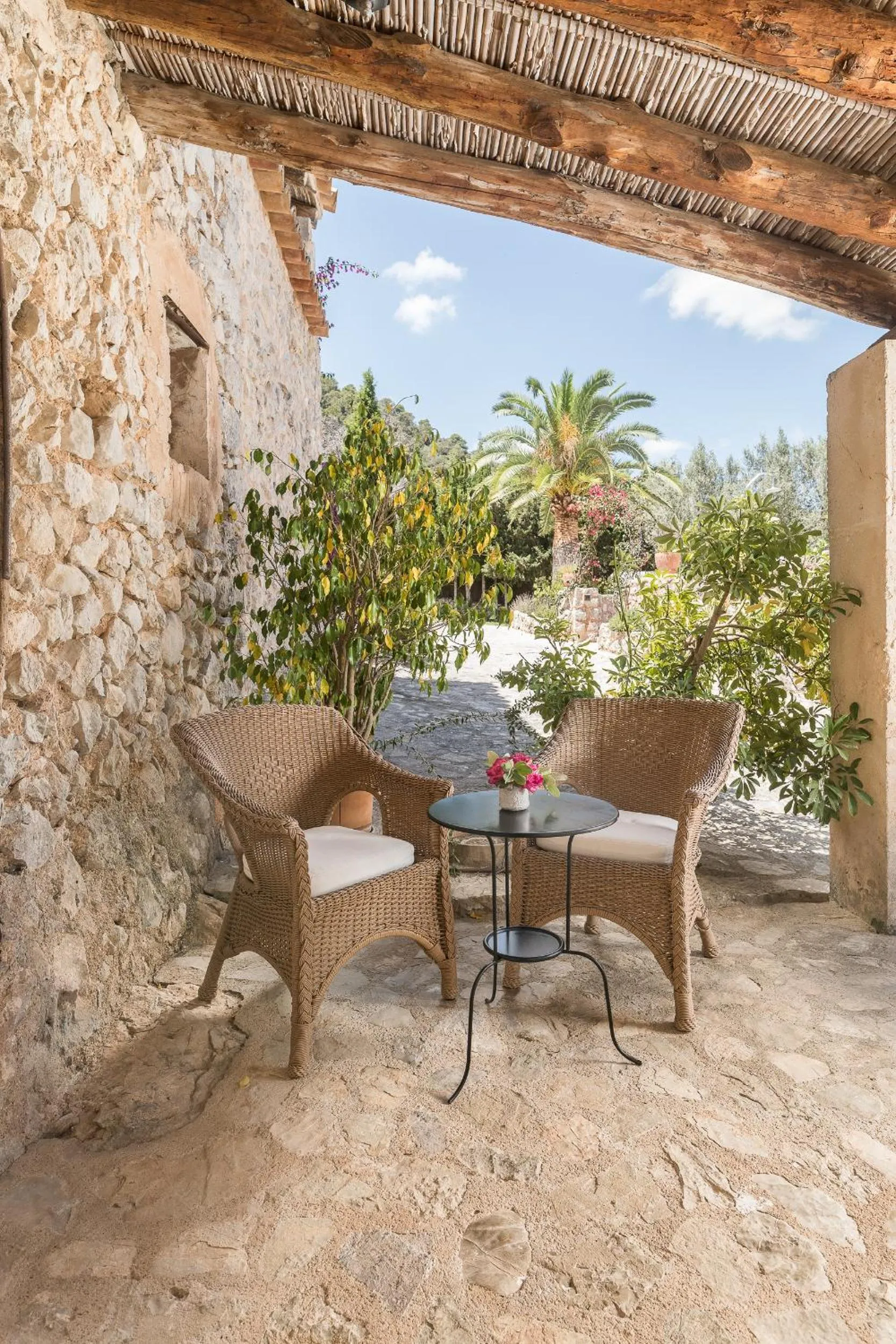 Garden view in Ca'n Beneït