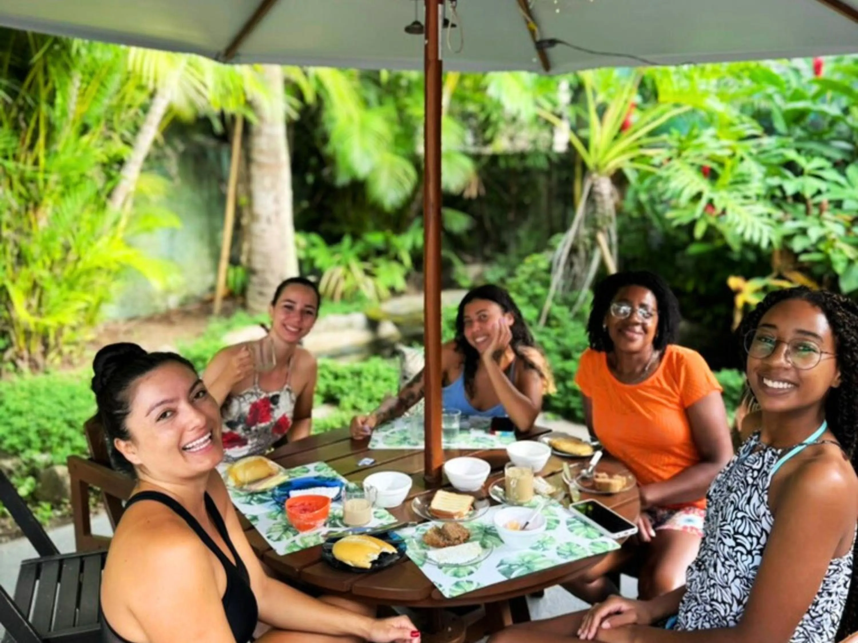 Patio in Tombo Beach Yoga Bem-estar