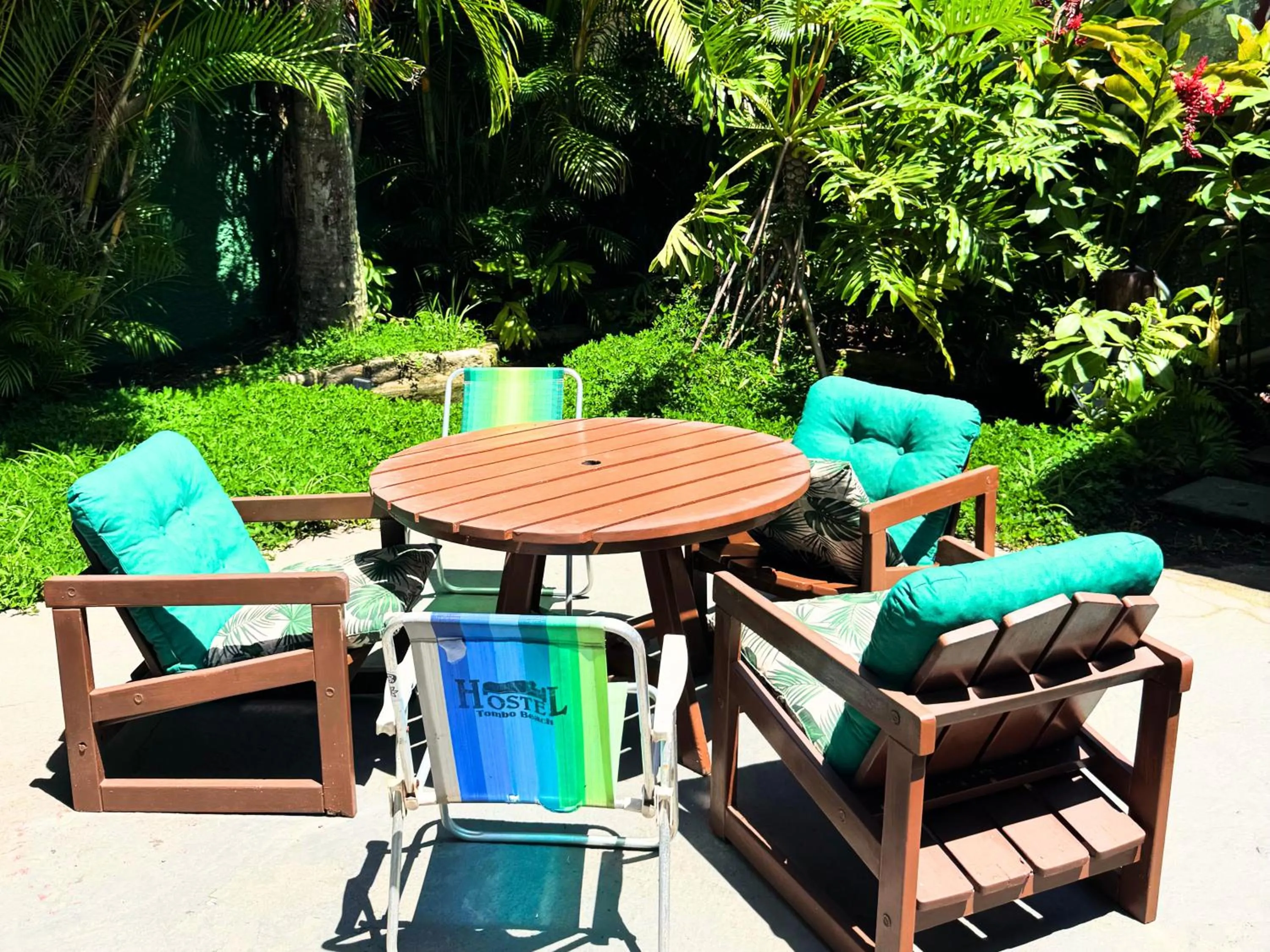 Patio in Tombo Beach Yoga Bem-estar