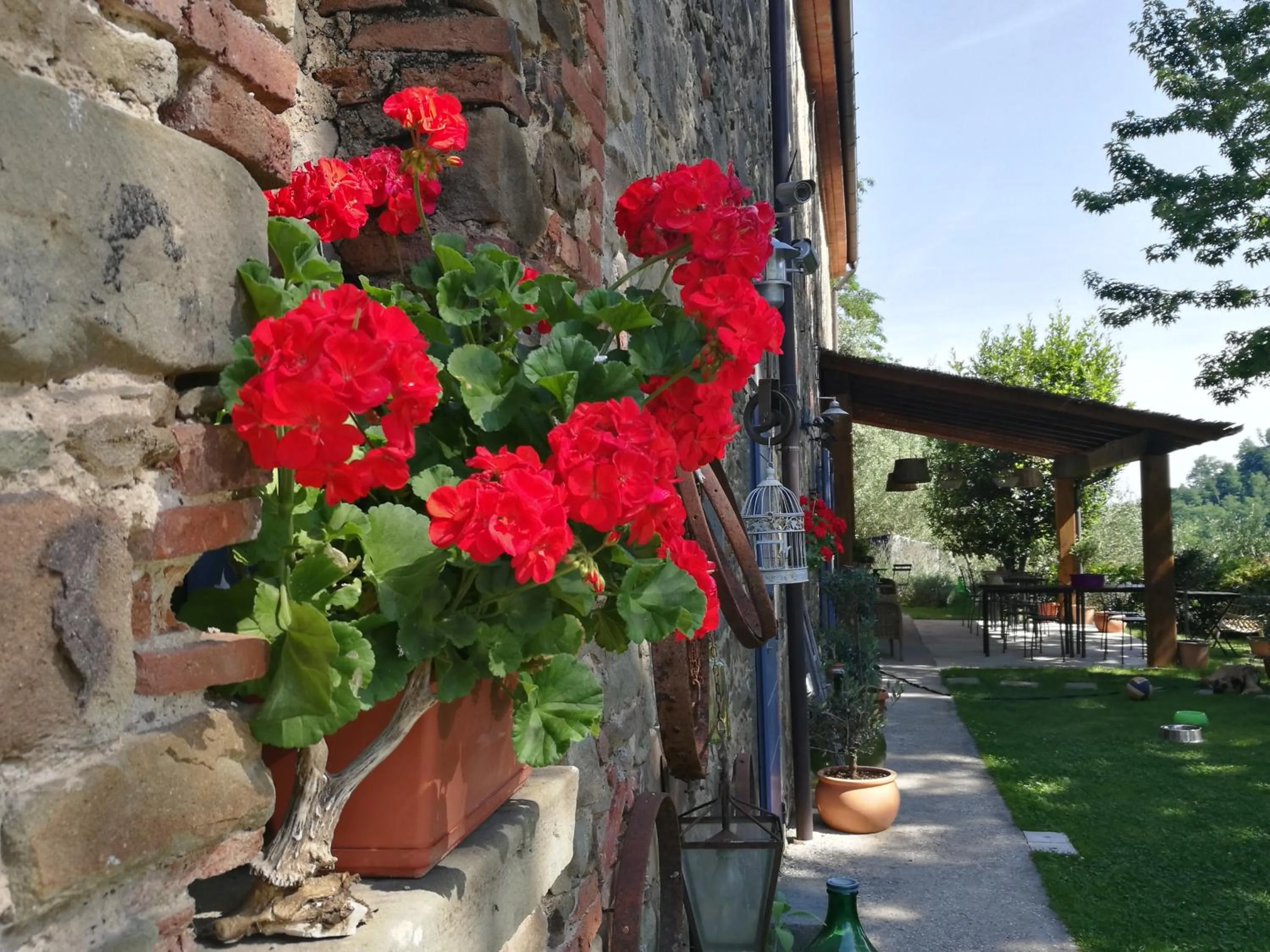 Patio in Agriturismo Tananei