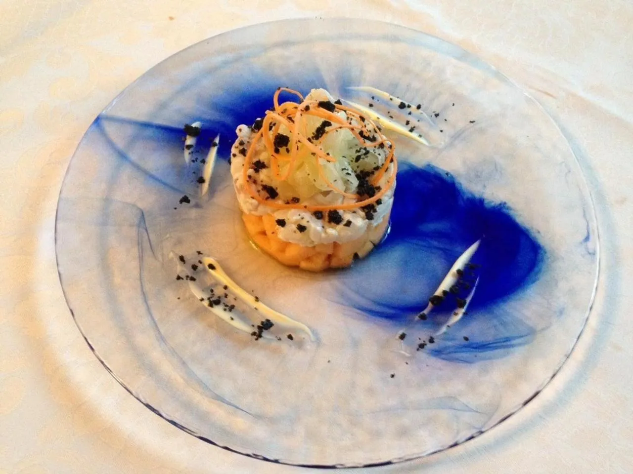 Food close-up in La Perla Hotel