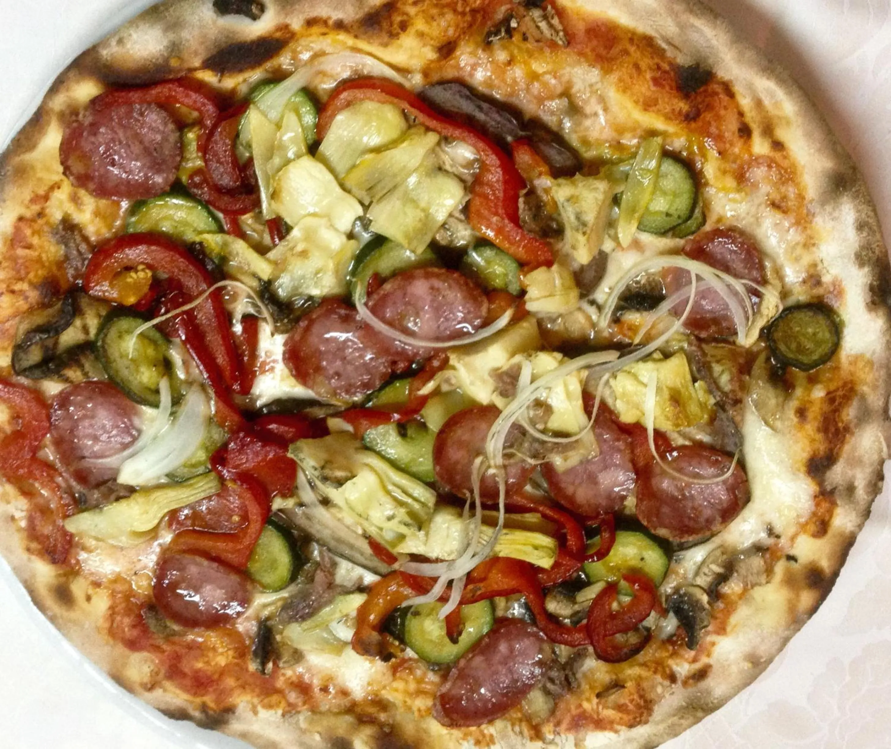 Food close-up in La Perla Hotel